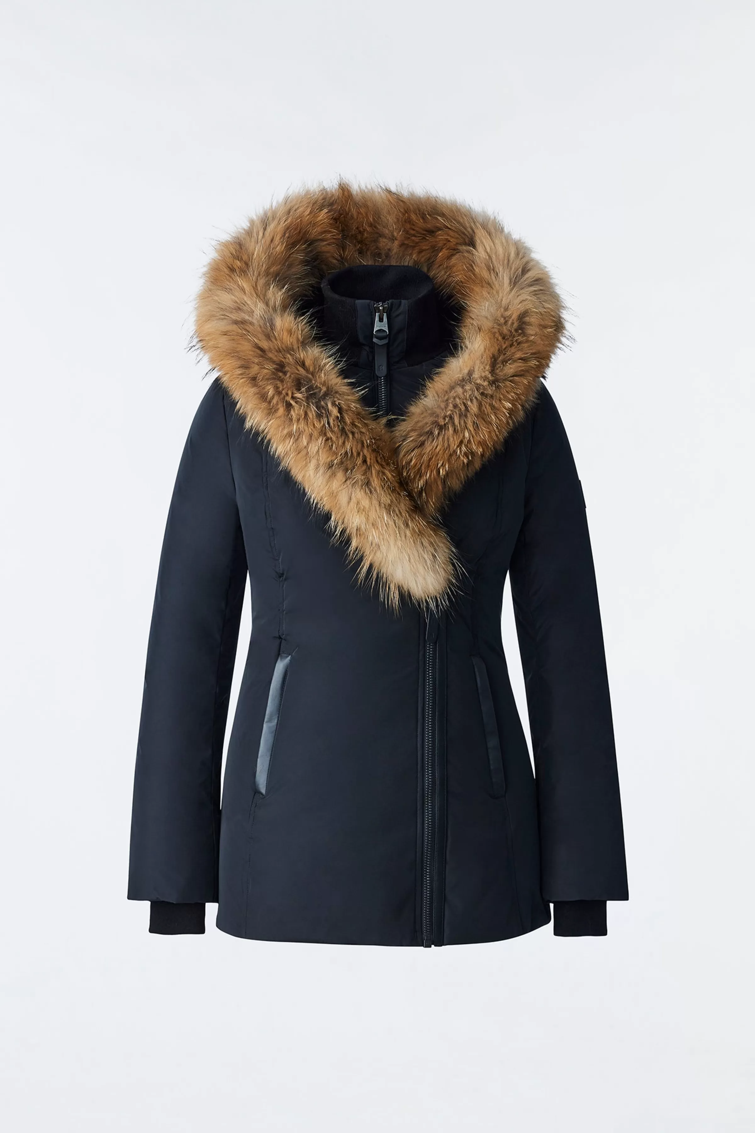 Adali, Down Coat With Natural Fur Signature Collar For Ladies | ® US | Mackage Cheap