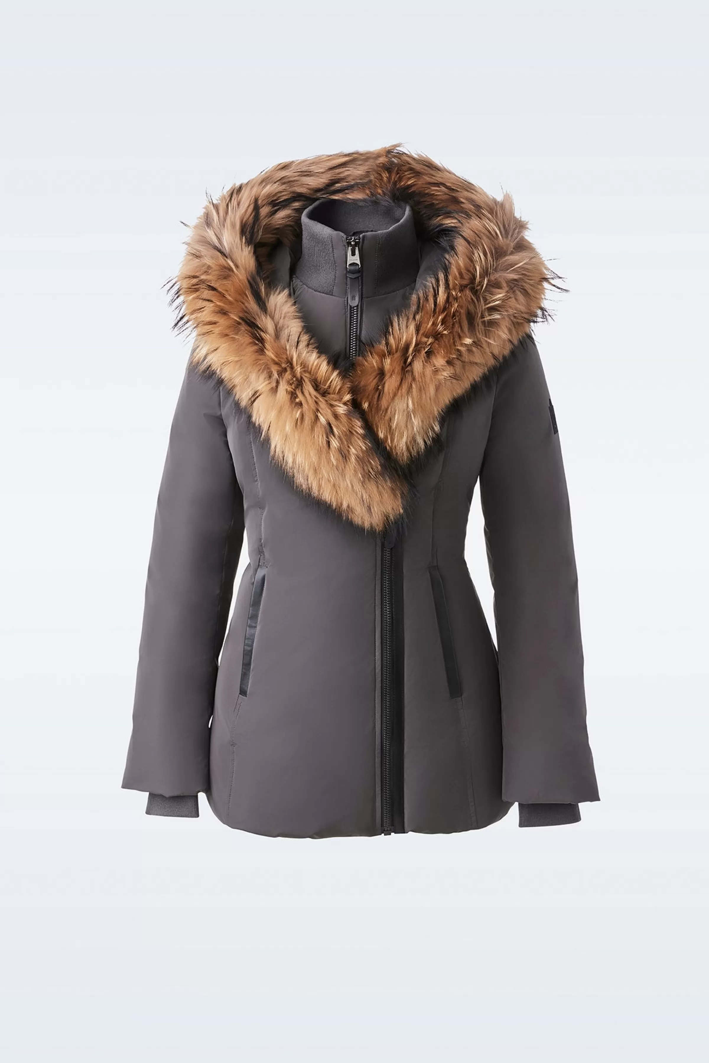 Adali, Down Coat With Natural Fur Signature Collar For Ladies | ® US | Mackage Best