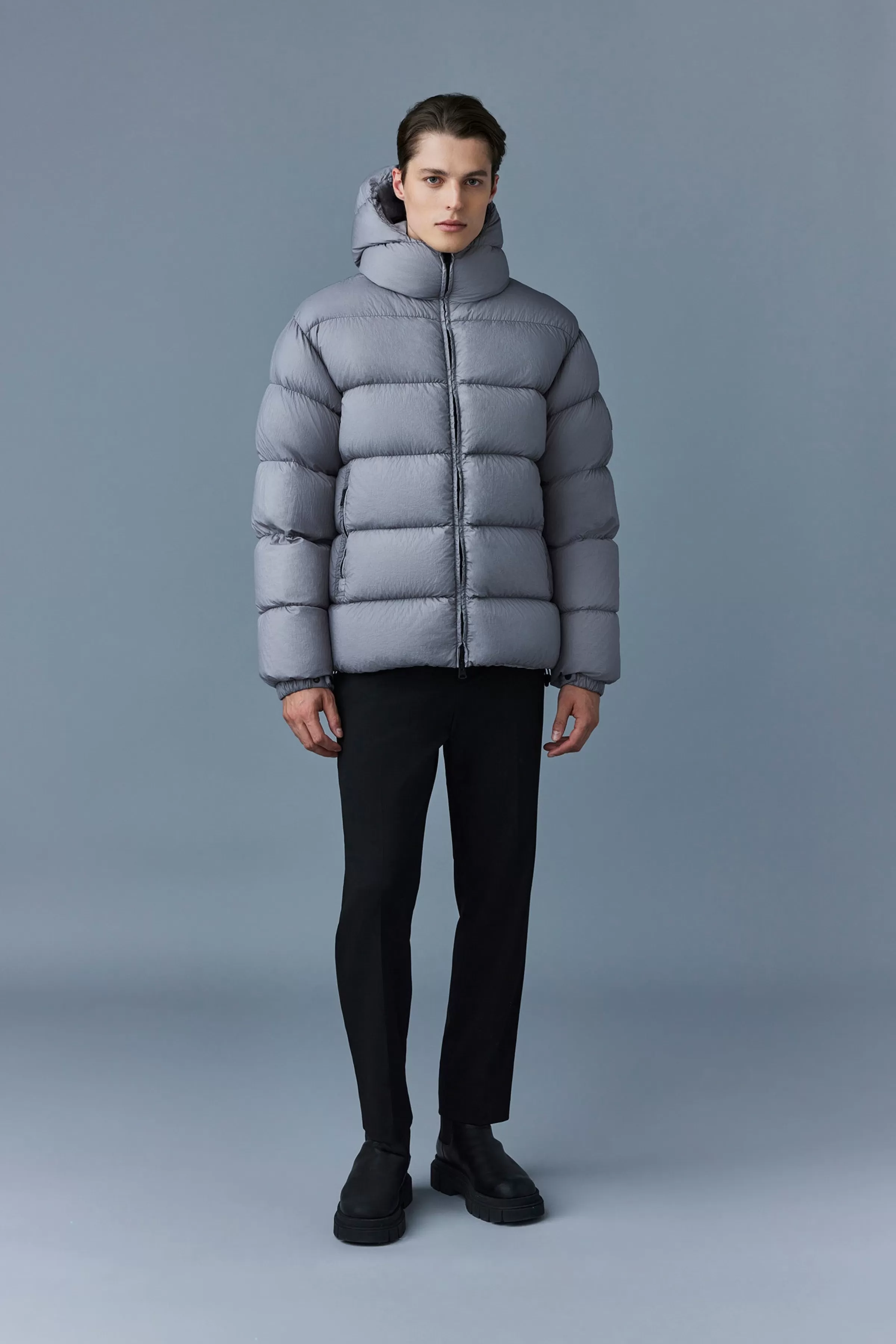 Adelmo, Heavy Down Jacket With Soft-wash Crinkle For Men | ® US | Mackage Cheap