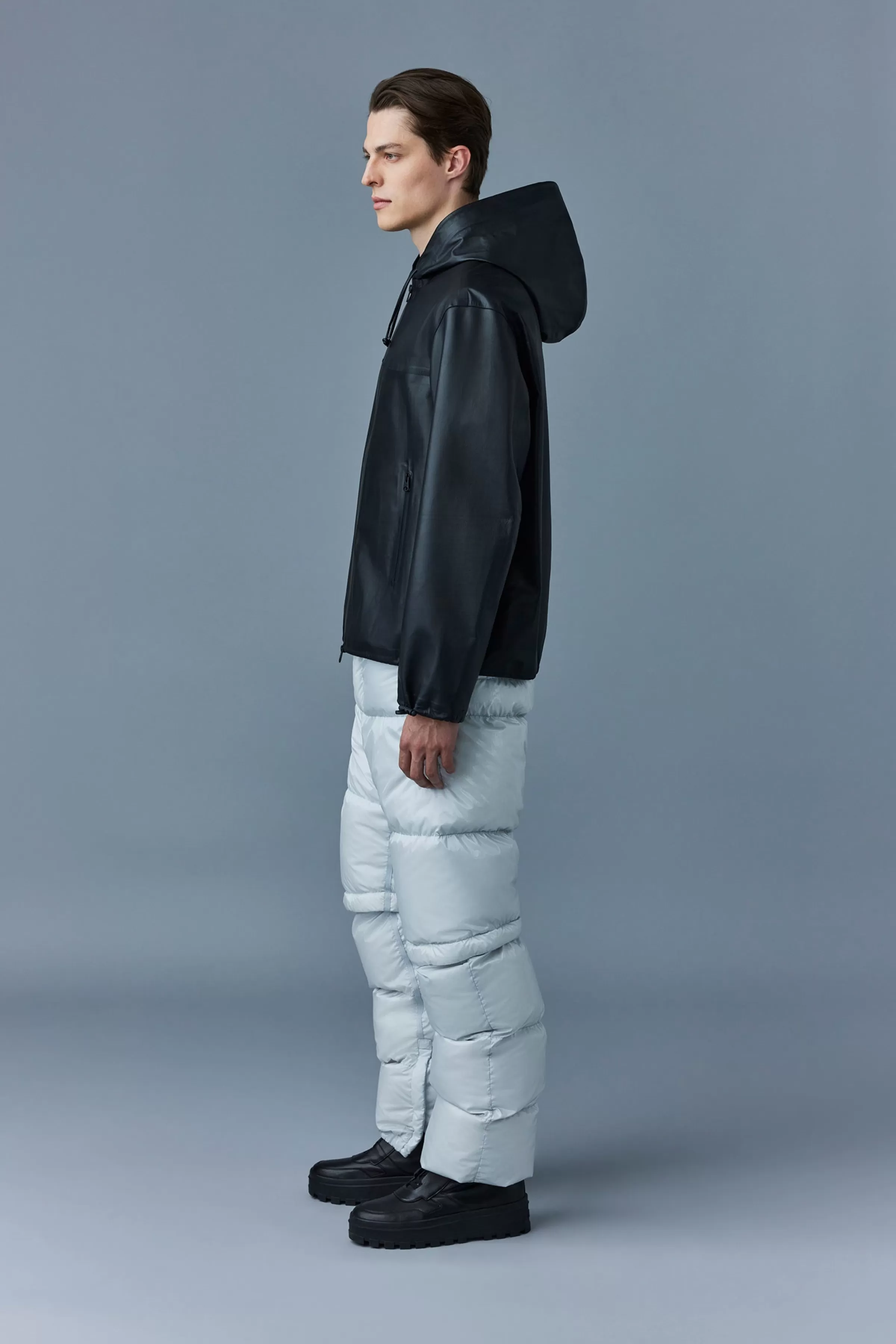 Adorjan, Down Pants With Metallic Finish For Men | ® US | Mackage Outlet