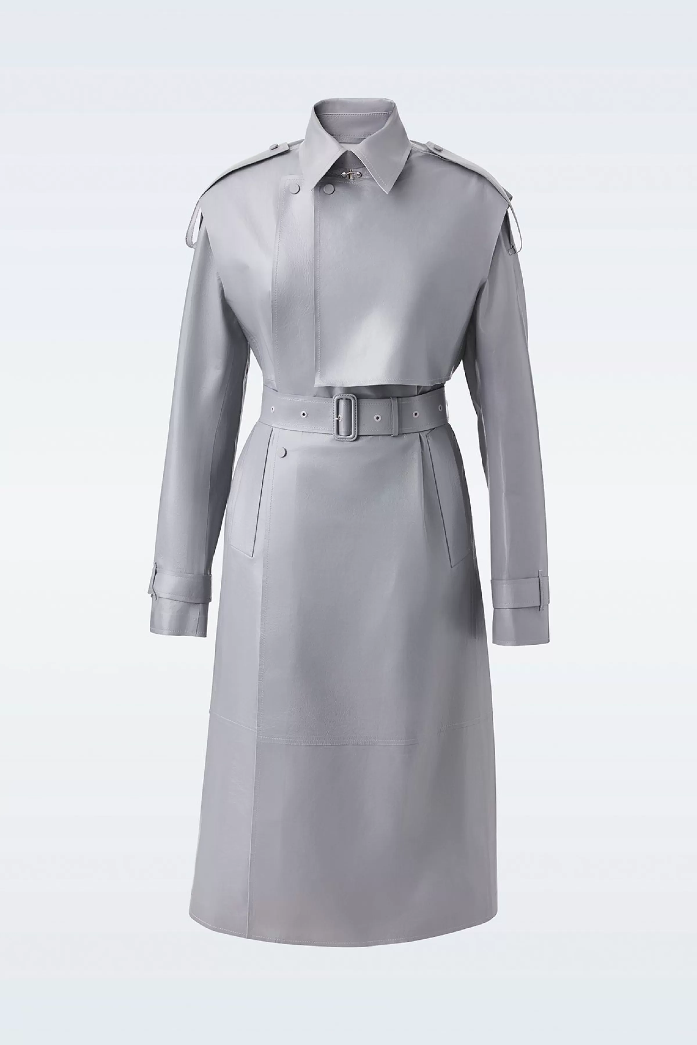 Adriana, Calfskin Trench Coat With Belt For Ladies | ® US | Mackage New