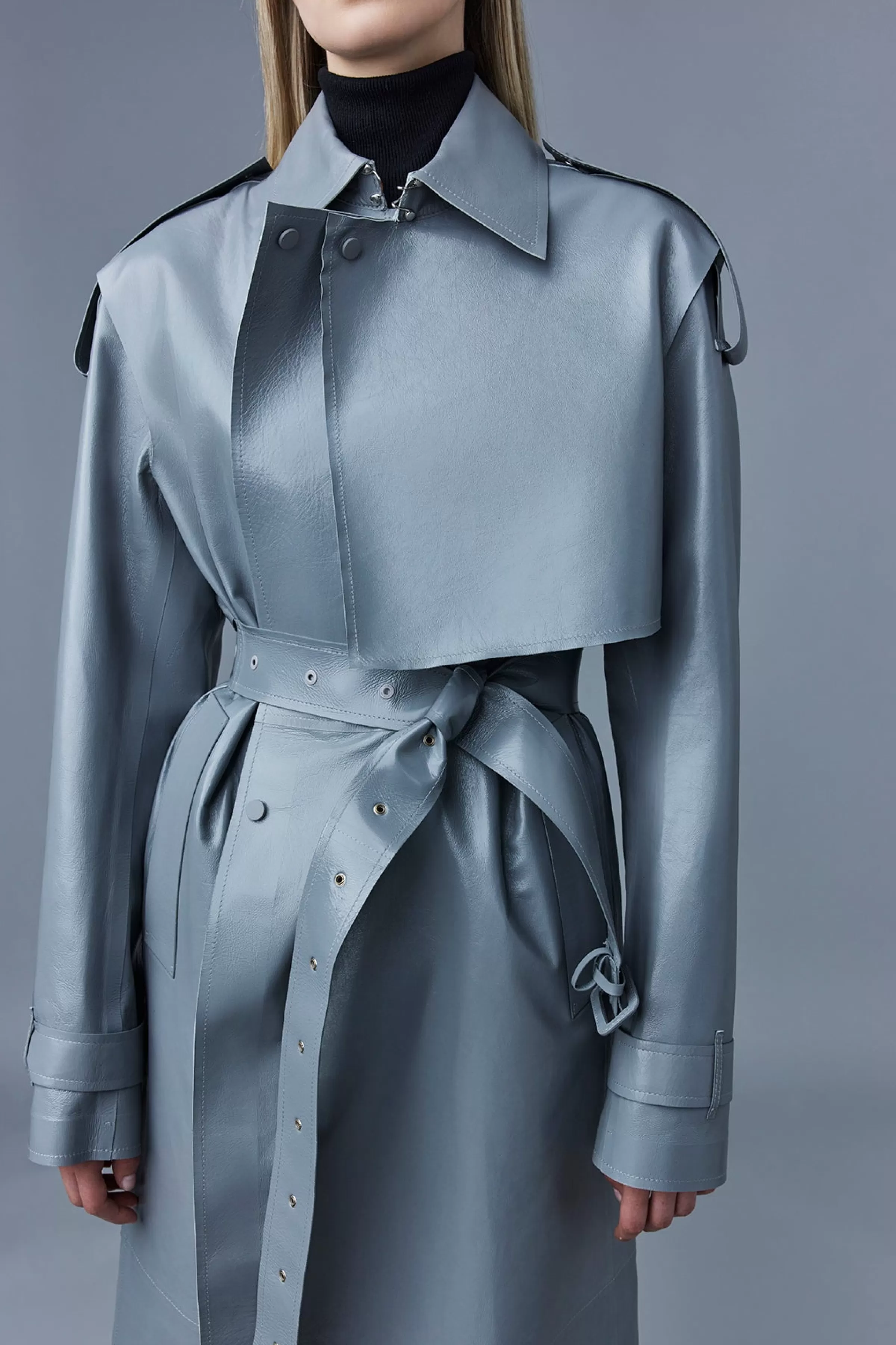Adriana, Calfskin Trench Coat With Belt For Ladies | ® US | Mackage New