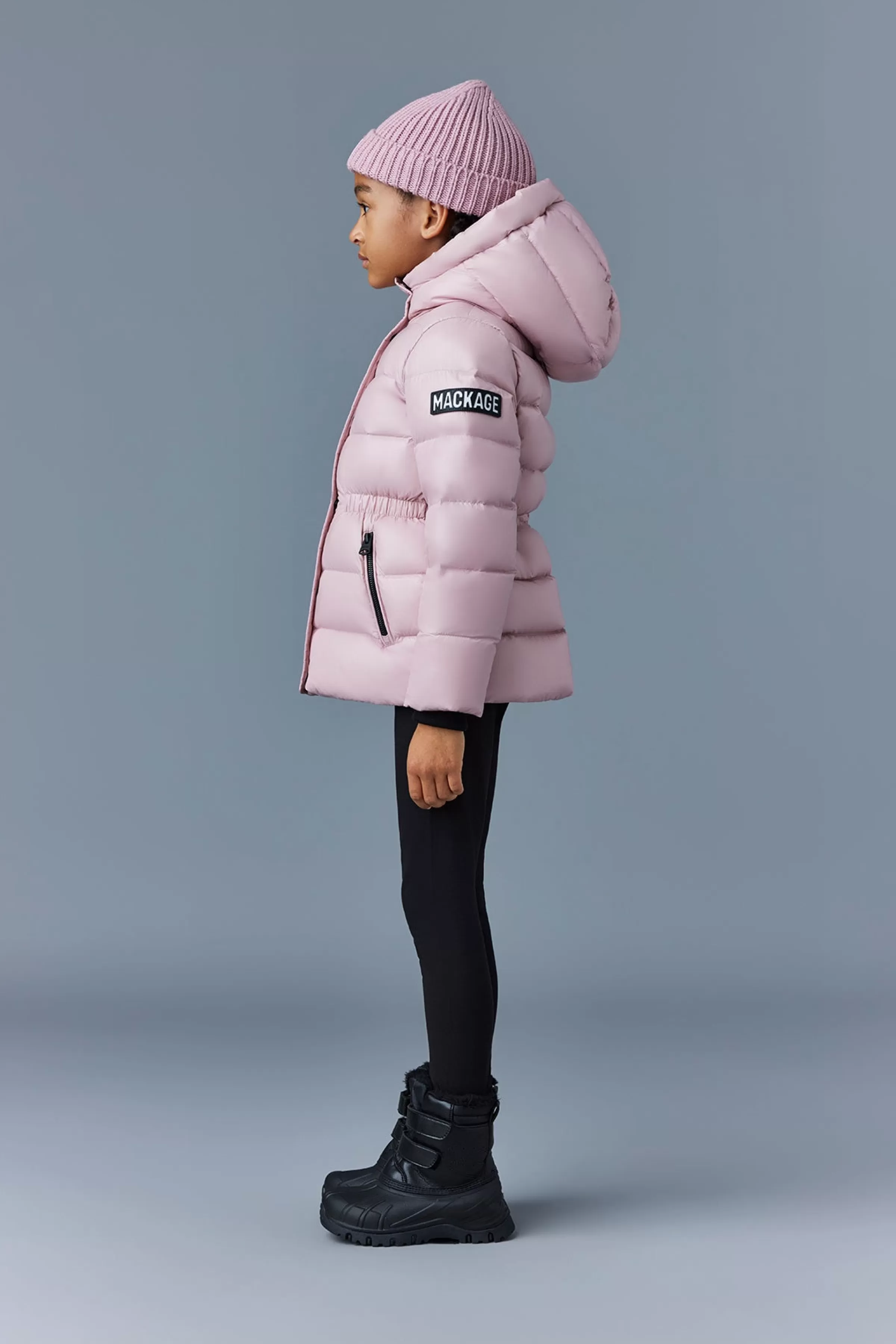 Alannis, Lustrous Medium Down Parka With Hood For Kids (8-14 Years) | ® US | Mackage Best