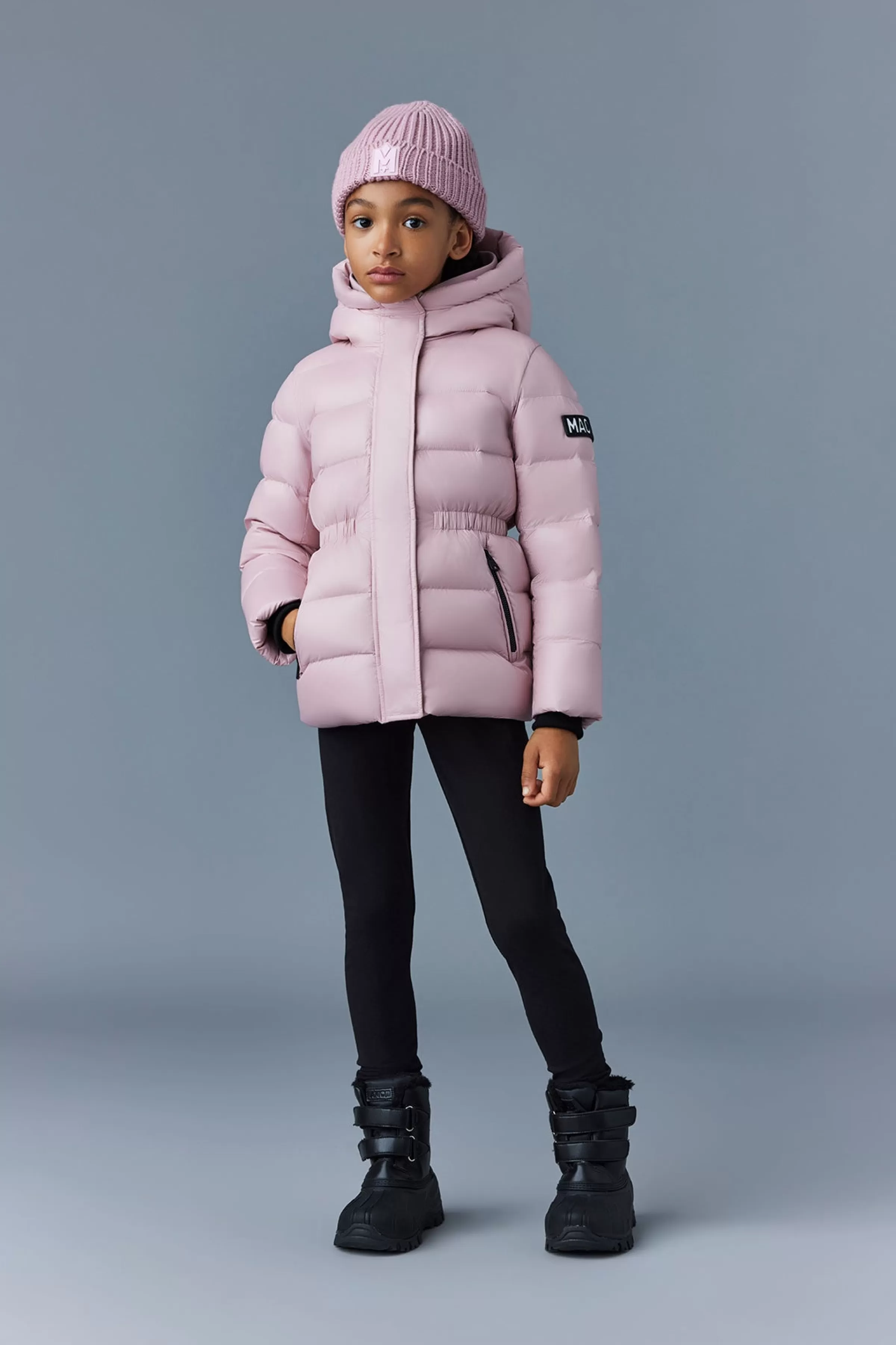 Alannis, Lustrous Medium Down Parka With Hood For Kids (8-14 Years) | ® US | Mackage Shop
