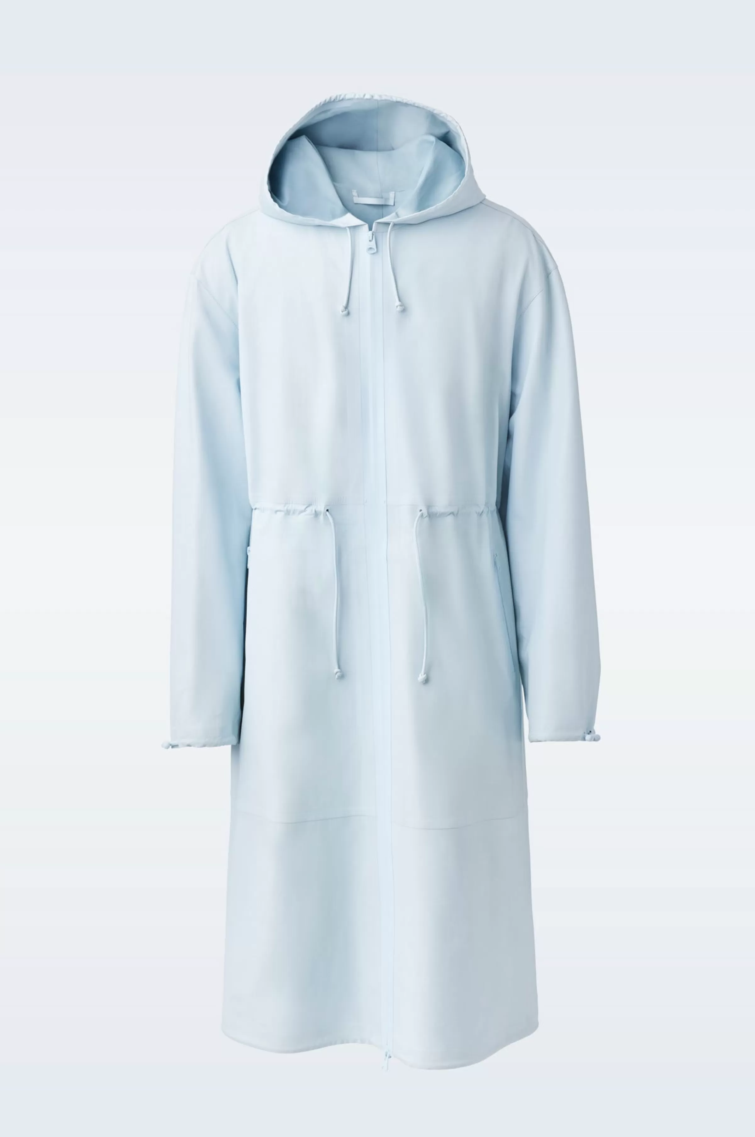 Alban, Monochromatic Leather Coat With Hood For Men | ® US | Mackage Shop