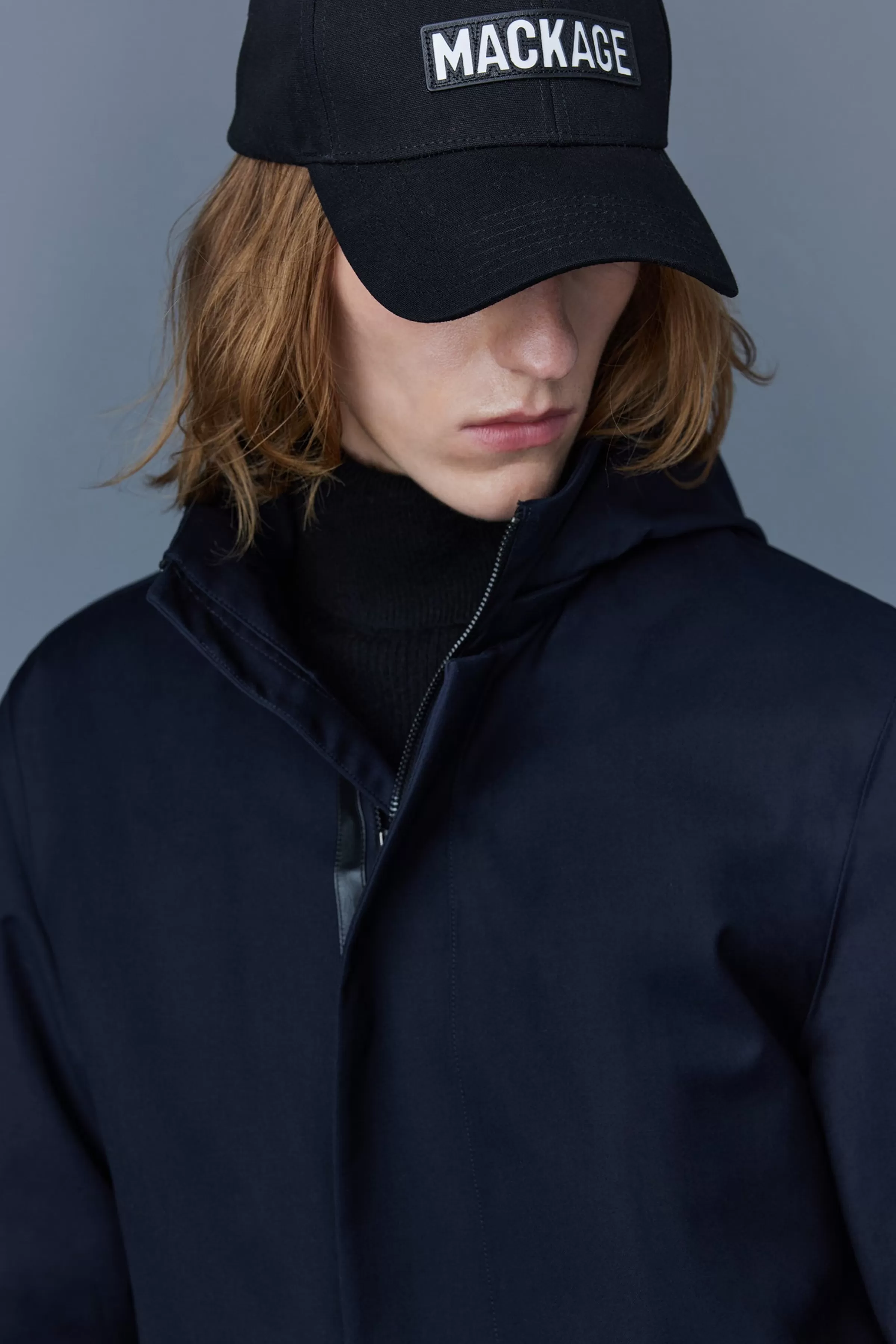 Anderson, Unisex Baseball Cap (R) Leather Wordmark | ® US | Mackage Discount