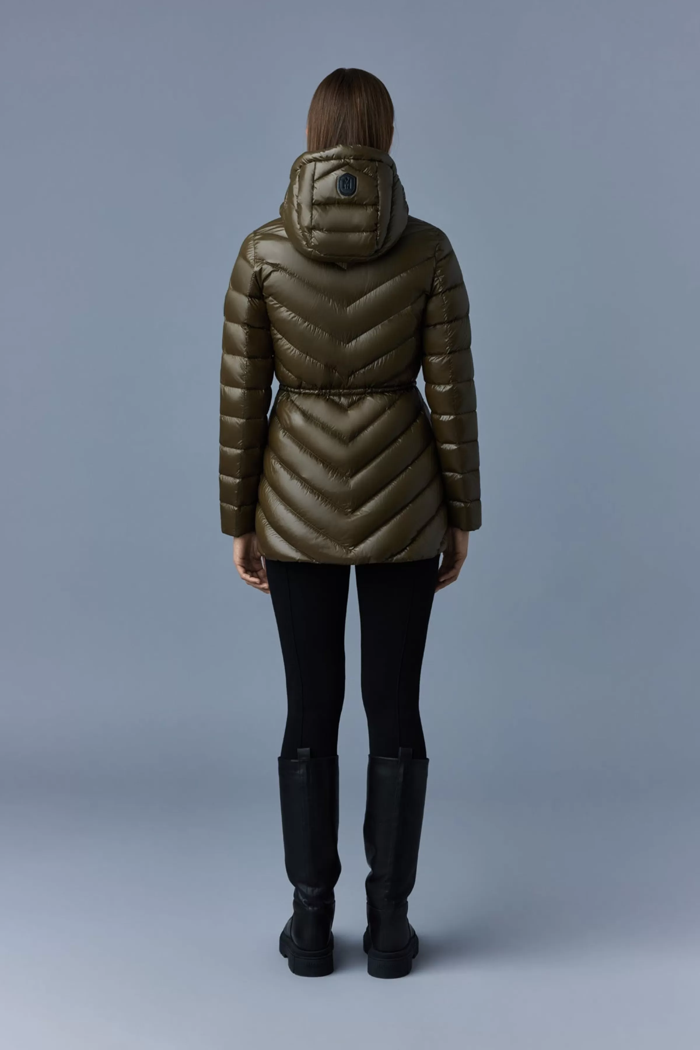 Arita, Light Hooded Down Chevron Jacket For Ladies | ® US | Mackage Online