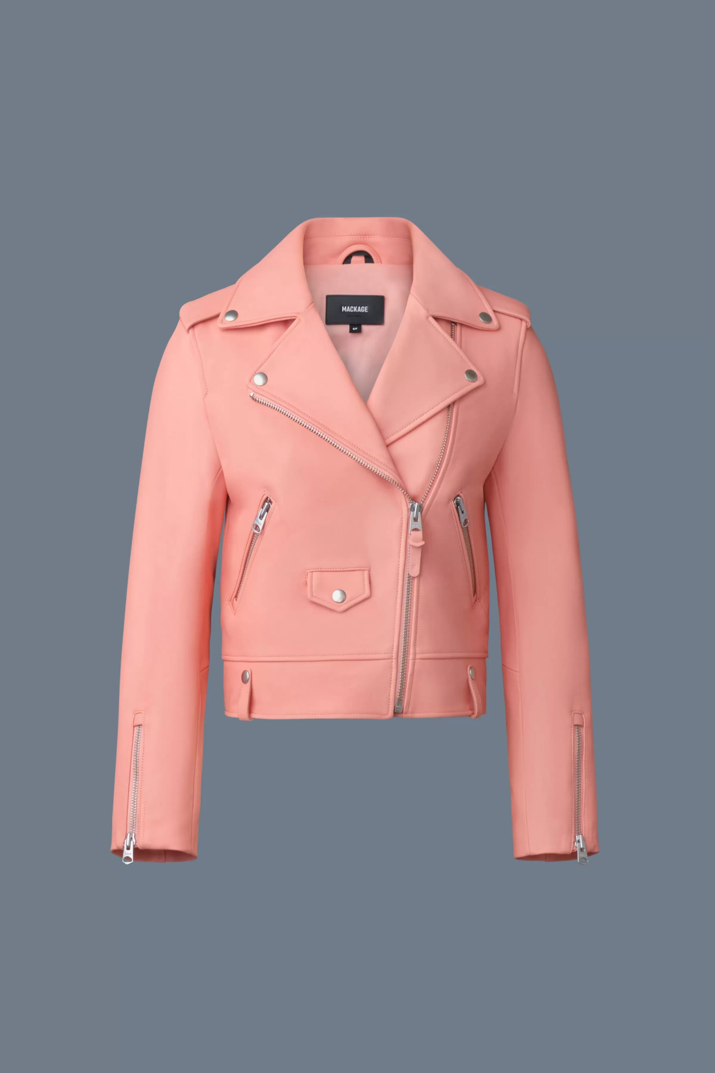 Baya, (R) Leather Biker Jacket For Ladies | ® US | Mackage Hot