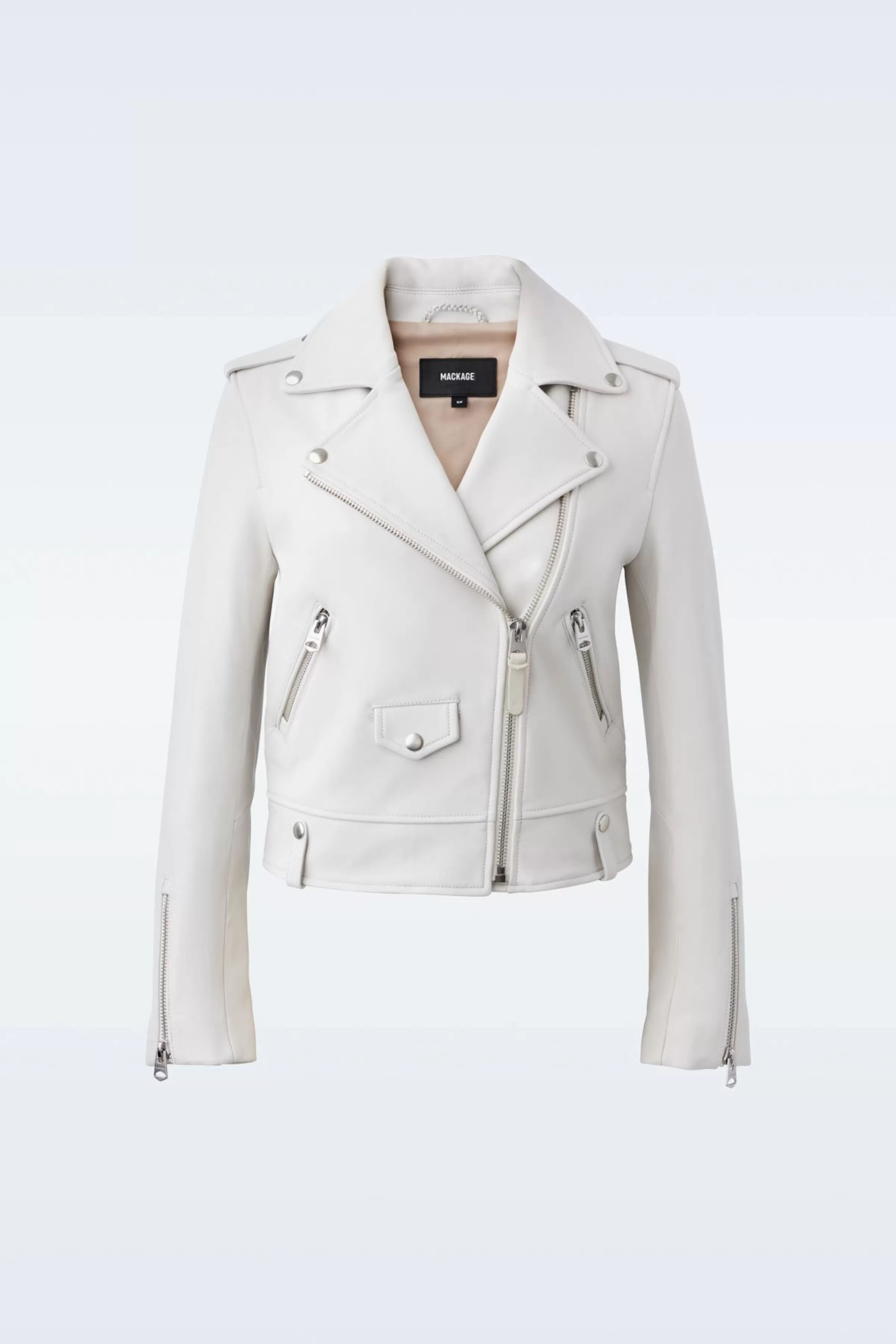 Baya, (R) Leather Biker Jacket For Ladies | ® US | Mackage Hot