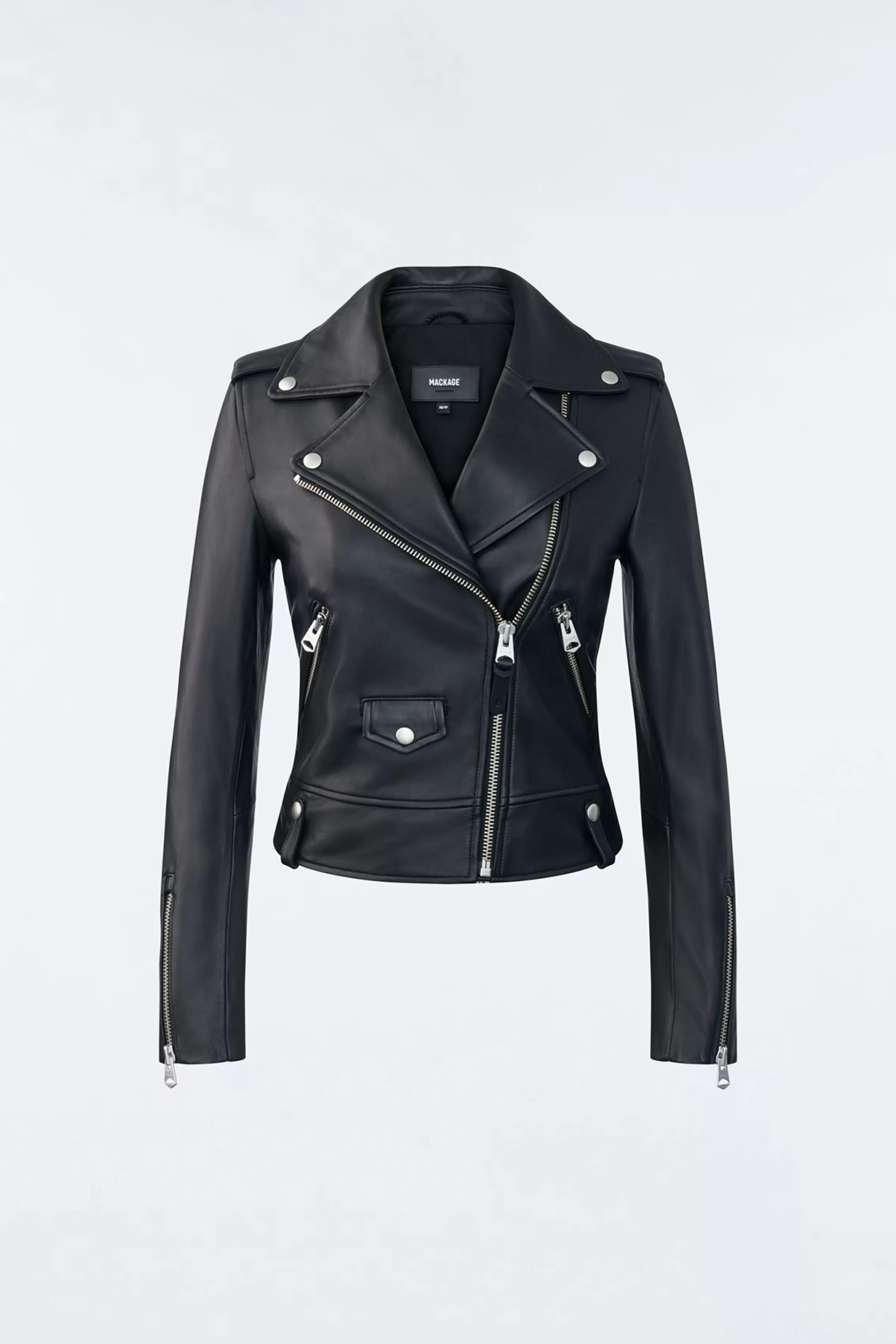 Baya, (R) Leather Biker Jacket For Ladies | ® US | Mackage Hot