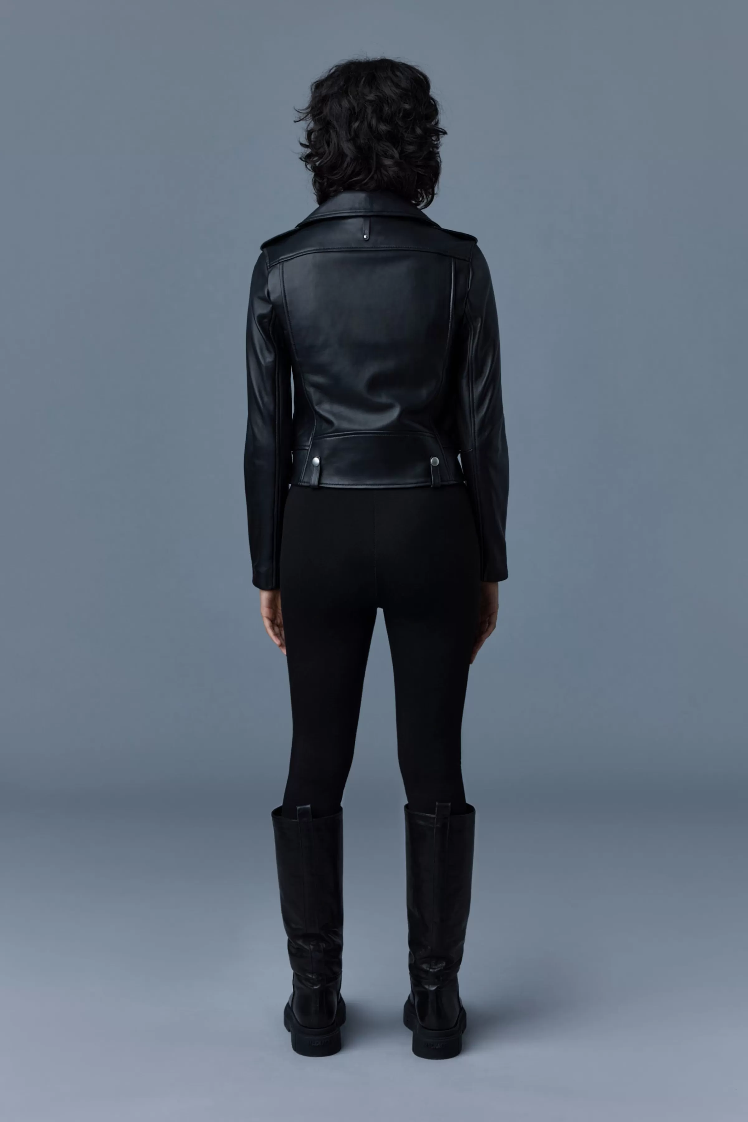 Baya, (R) Leather Biker Jacket For Ladies | ® US | Mackage Hot