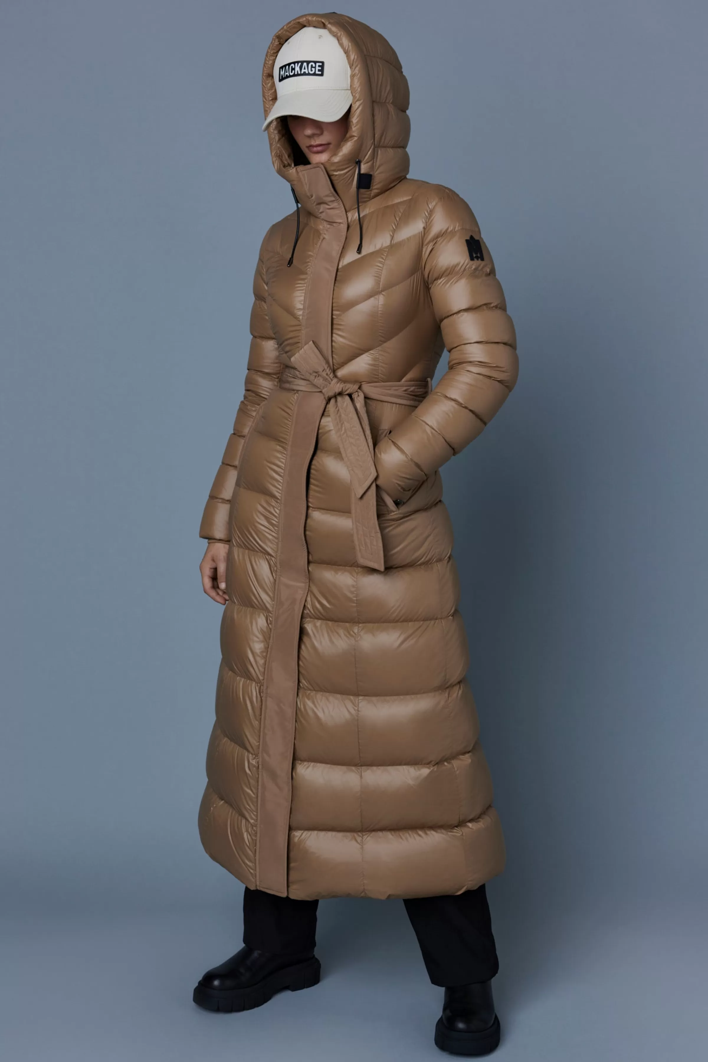 Calina, Lustrous Light Down Maxi Coat For Ladies | ® US | Mackage Hot