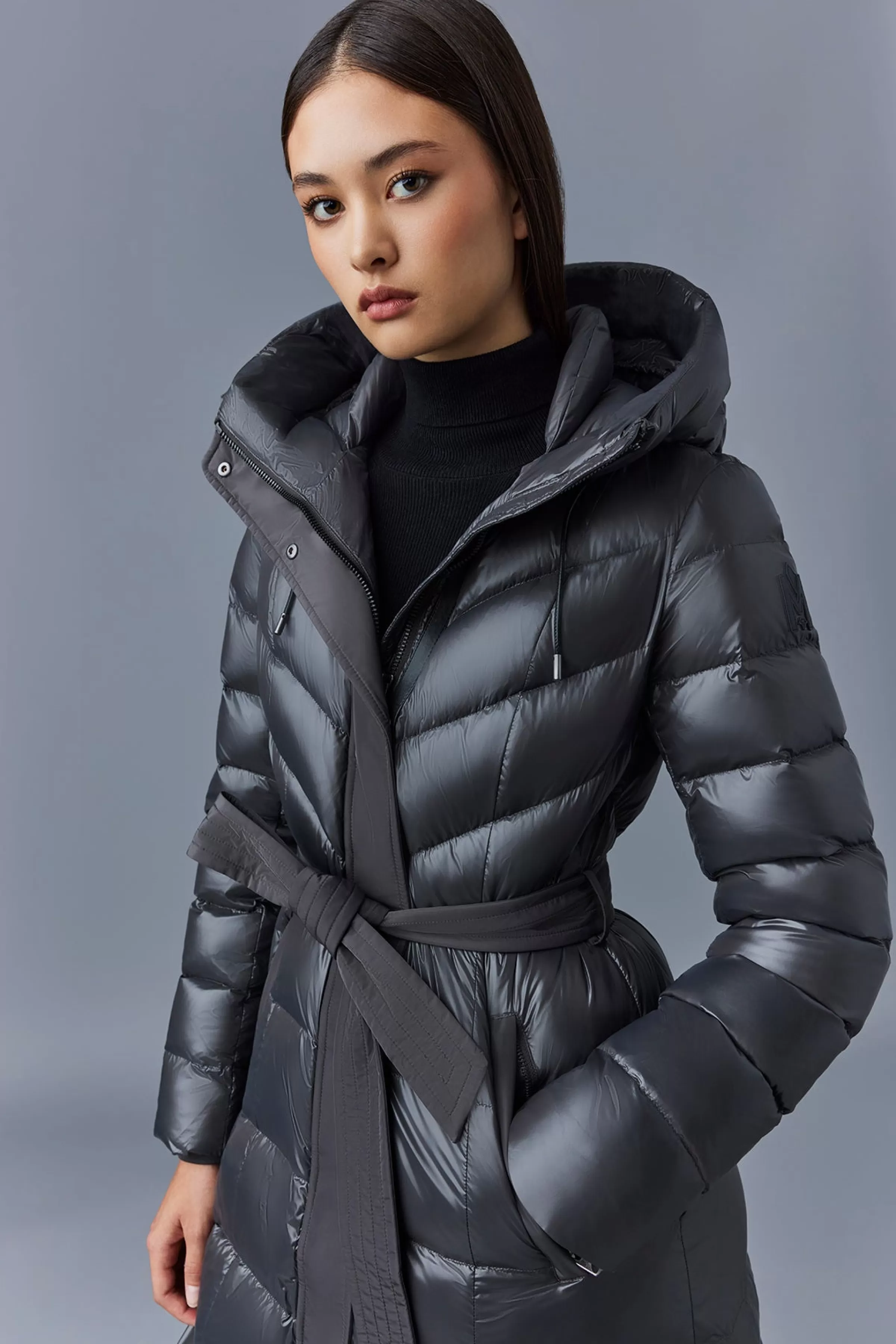 Calina, Lustrous Light Down Maxi Coat For Ladies | ® US | Mackage Hot