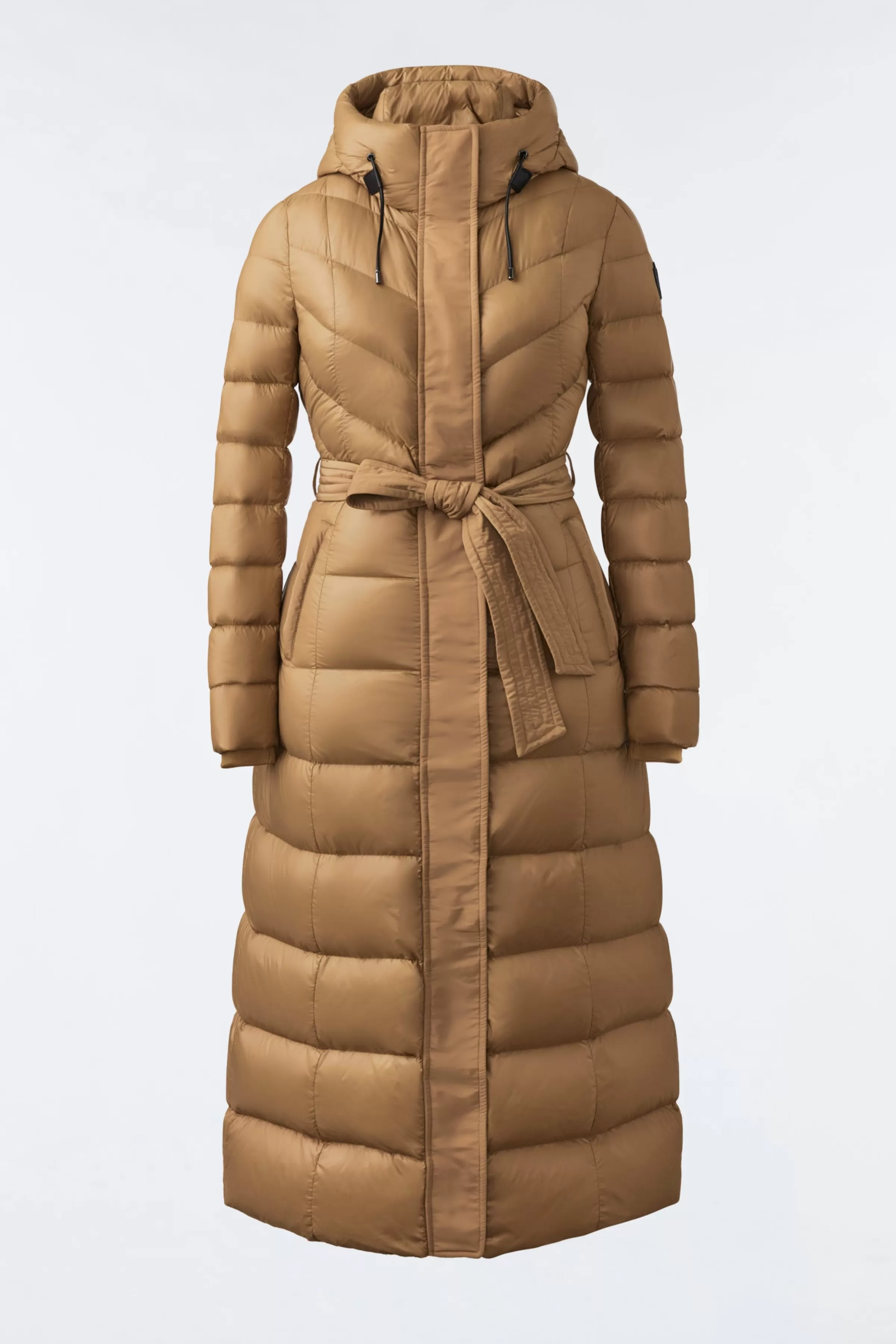 Calina, Lustrous Light Down Maxi Coat For Ladies | ® US | Mackage Fashion