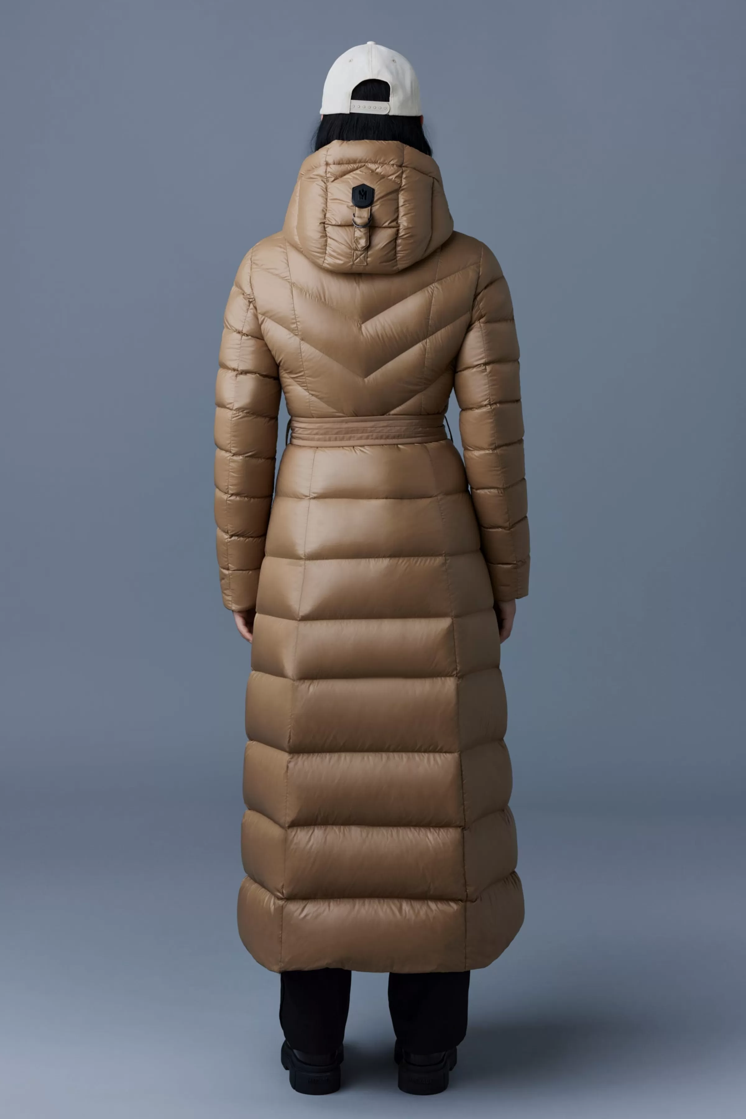 Calina, Lustrous Light Down Maxi Coat For Ladies | ® US | Mackage Fashion