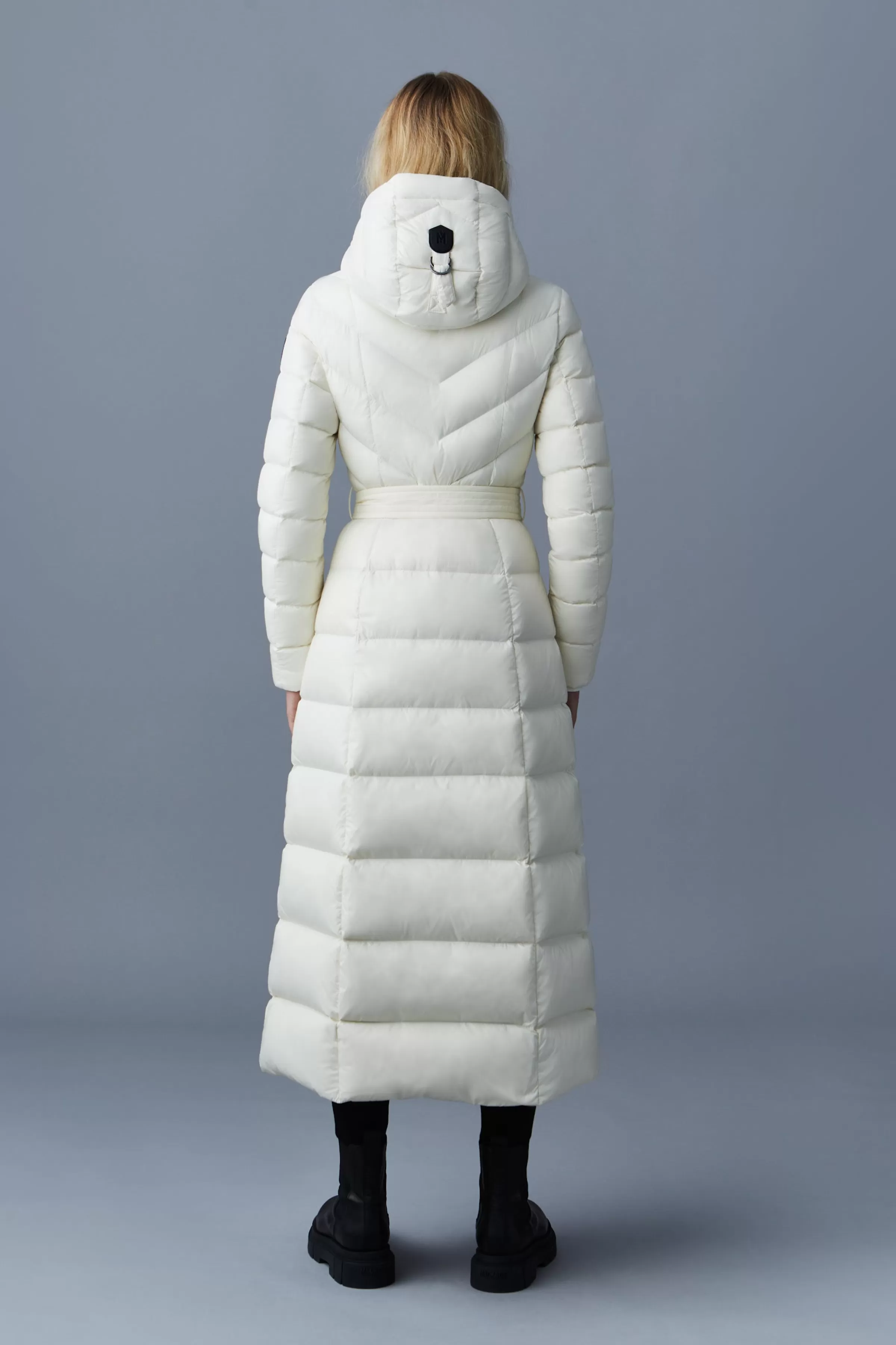 Calina, Lustrous Light Down Maxi Coat For Ladies | ® US | Mackage Fashion