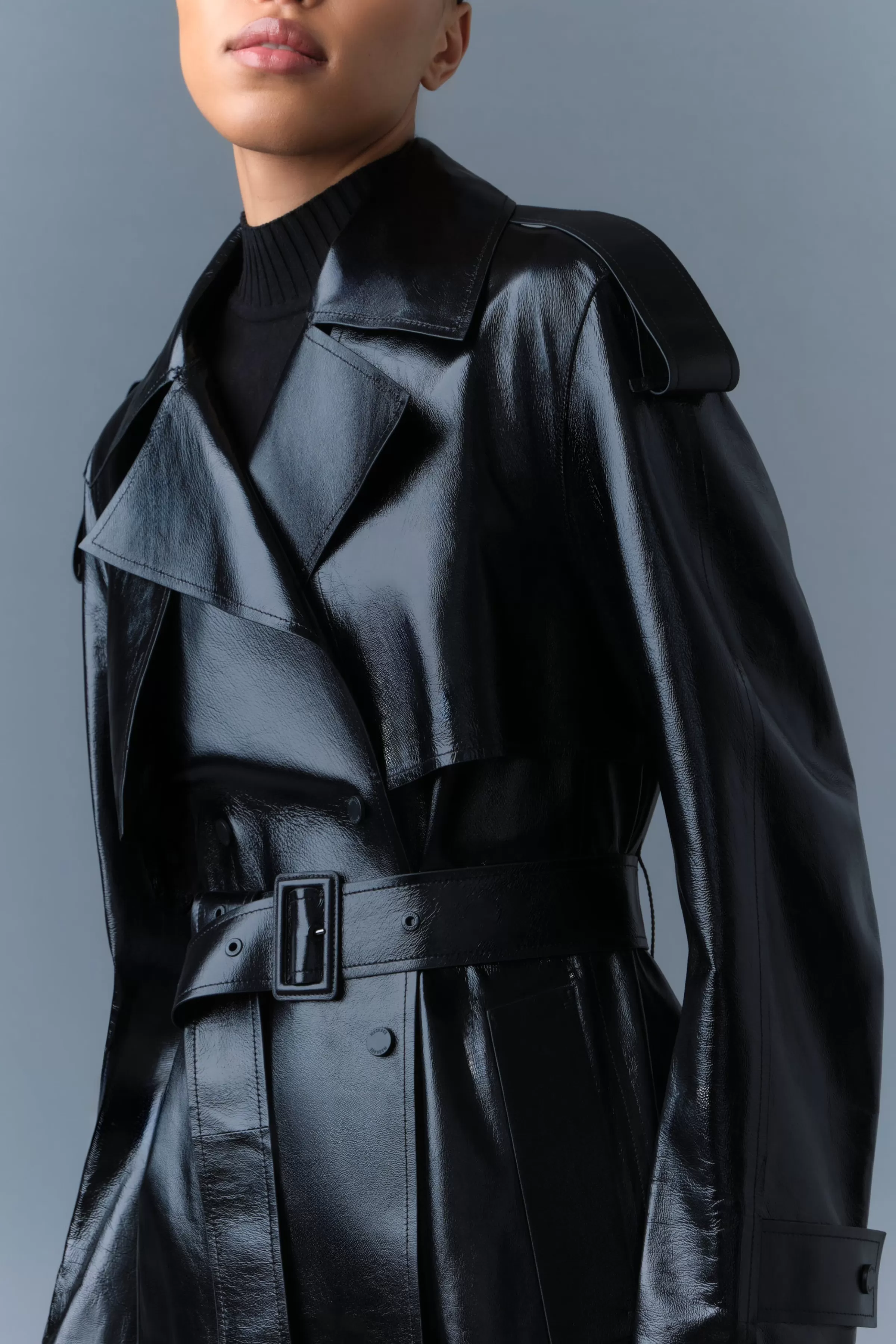 Carmela, Leather Trench With Belt | ® US | Mackage Hot