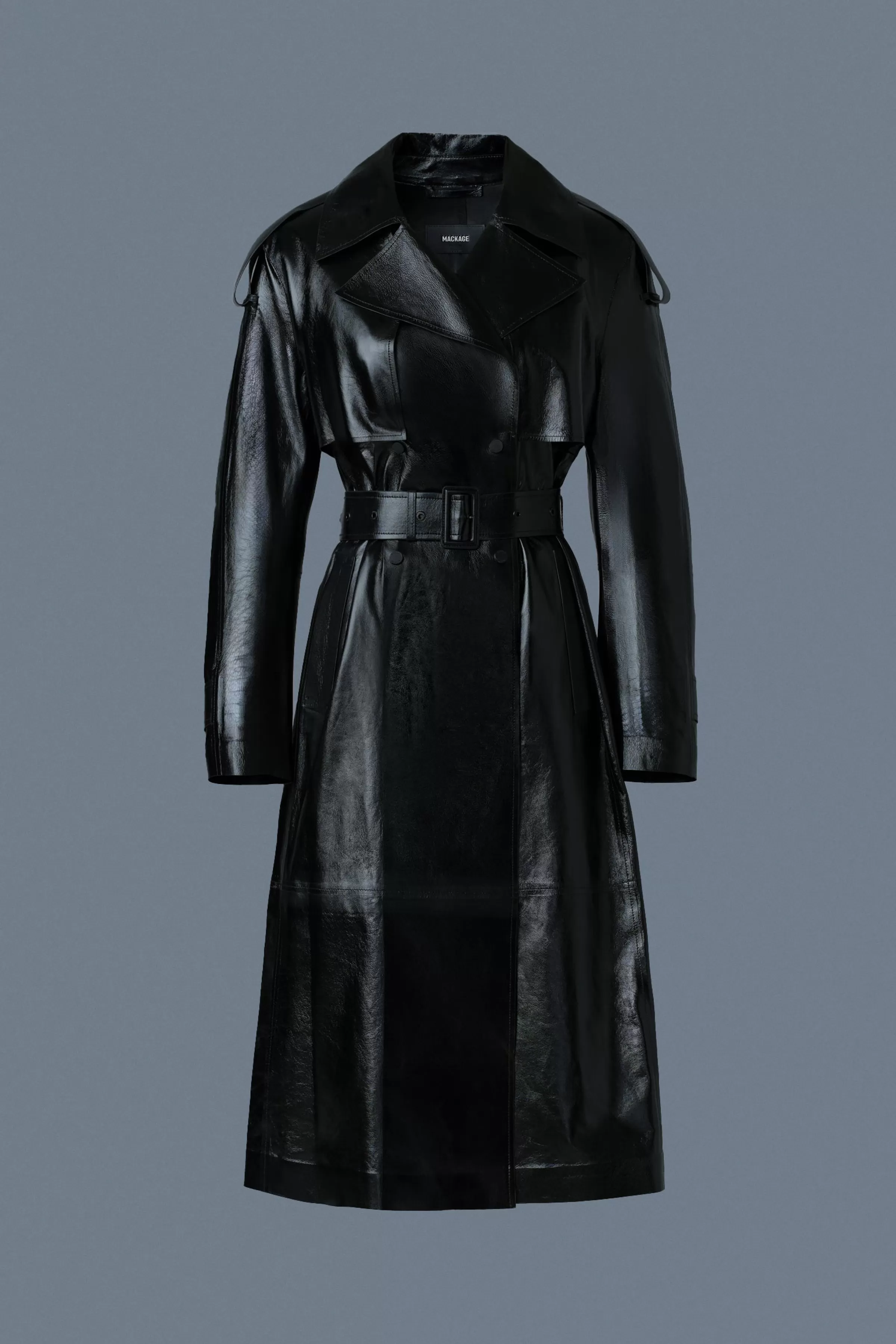 Carmela, Leather Trench With Belt | ® US | Mackage Hot