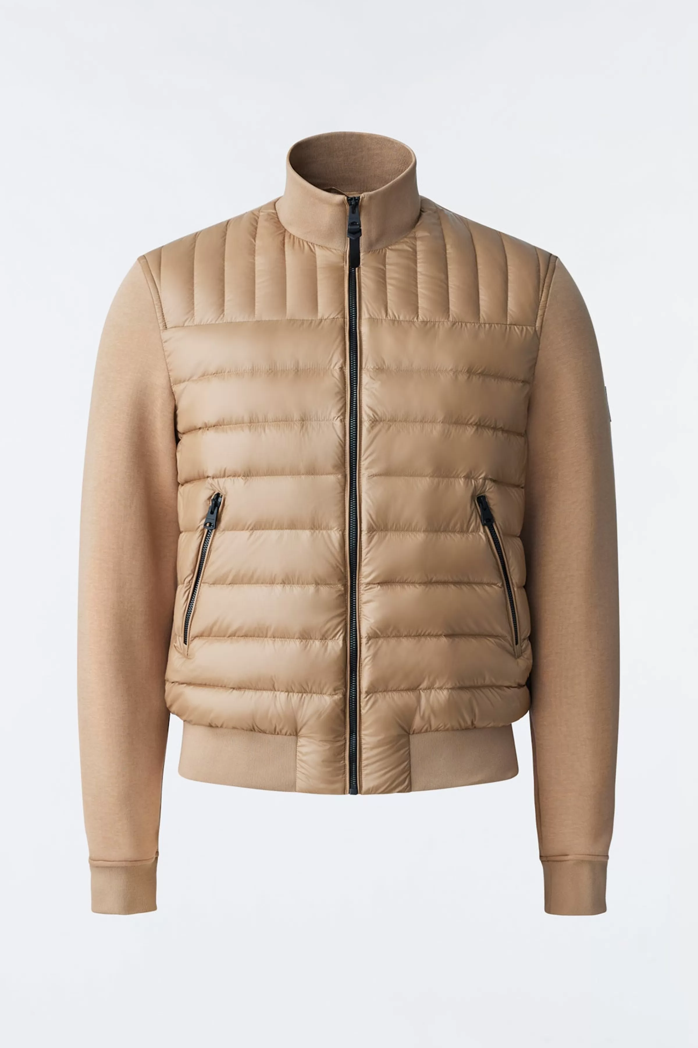 Collin, Mixed Media Bomber Jacket For Men | ® US | Mackage Outlet