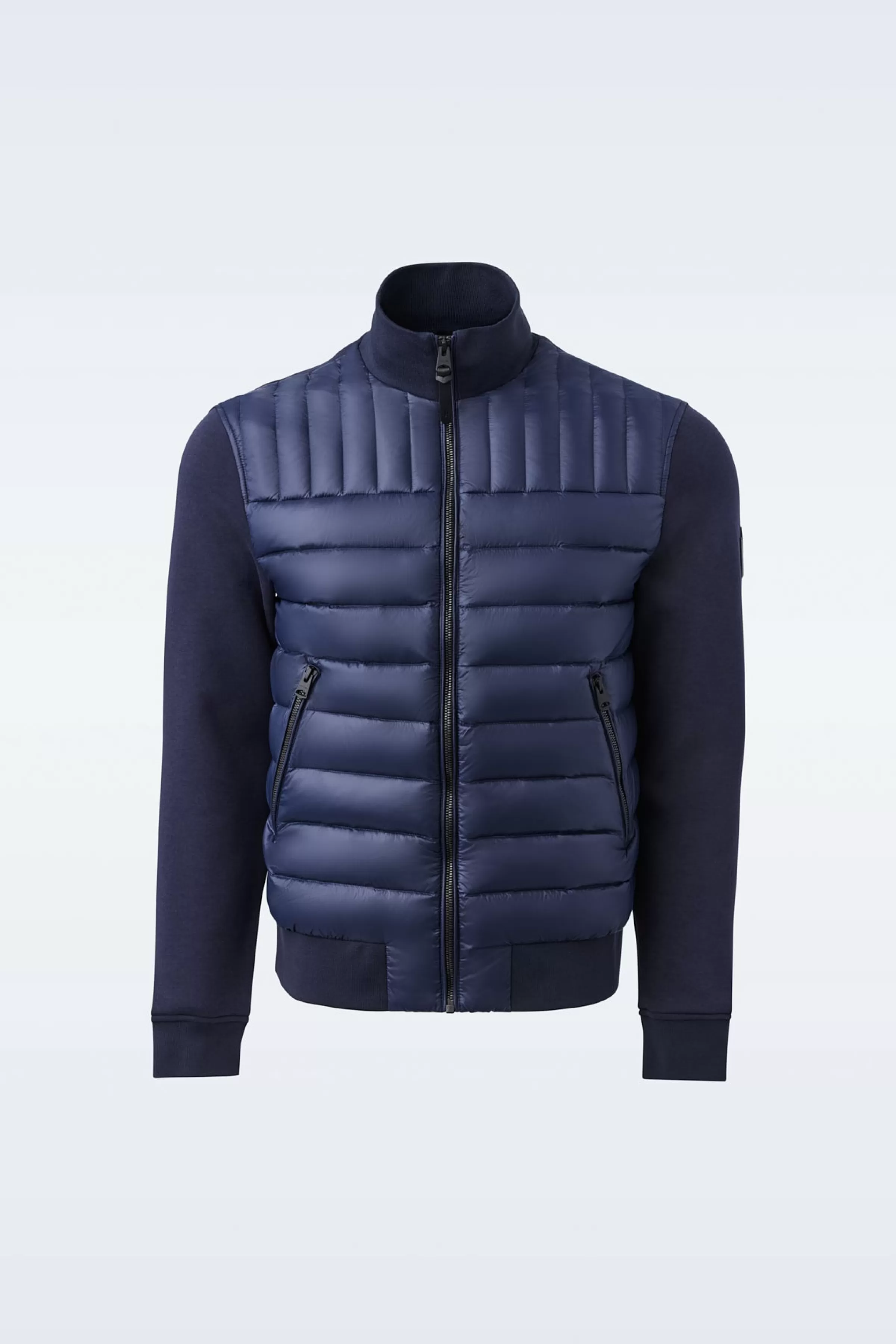 Collin, Mixed Media Bomber Jacket For Men | ® US | Mackage Online