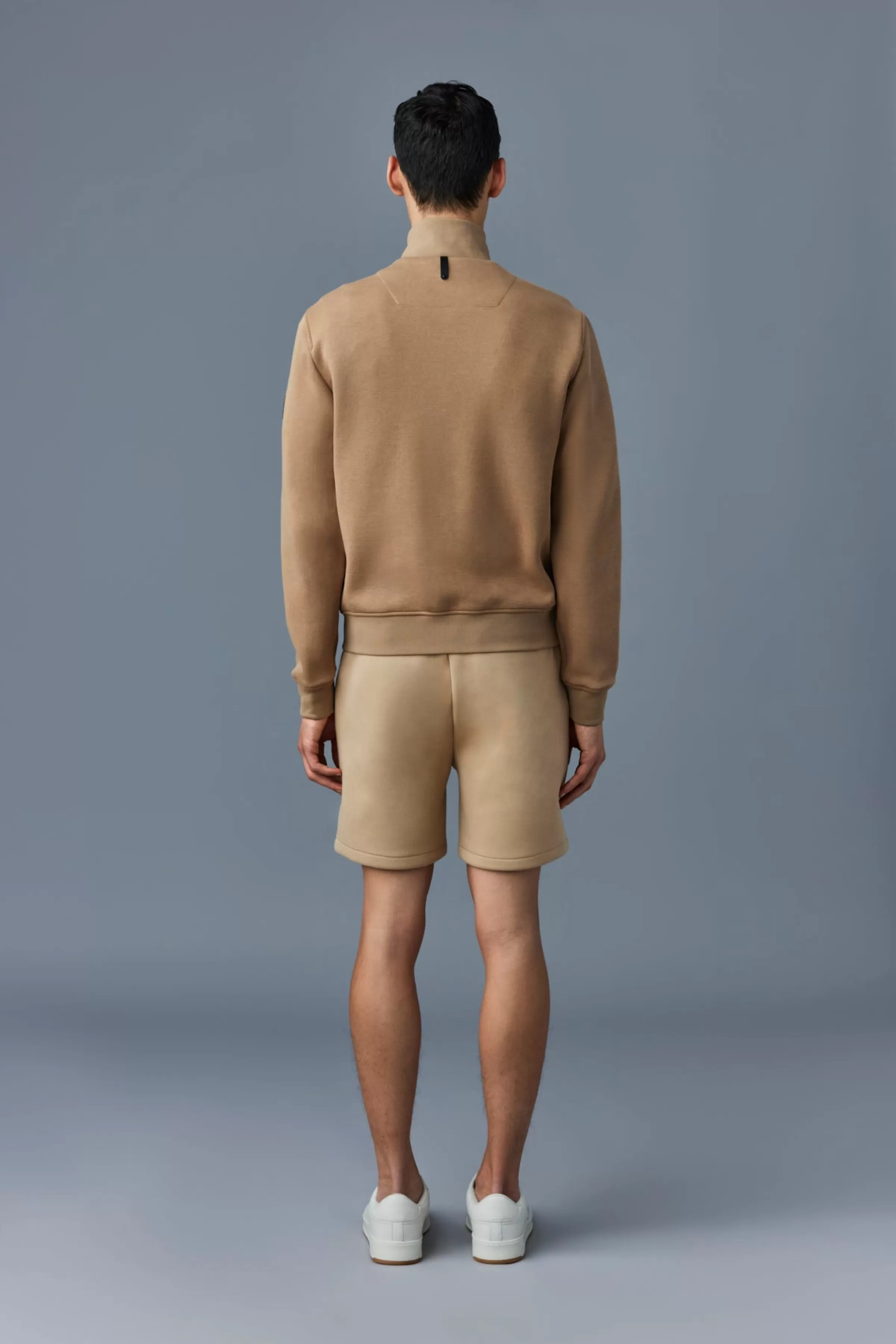 Collin, Mixed Media Bomber Jacket For Men | ® US | Mackage Online