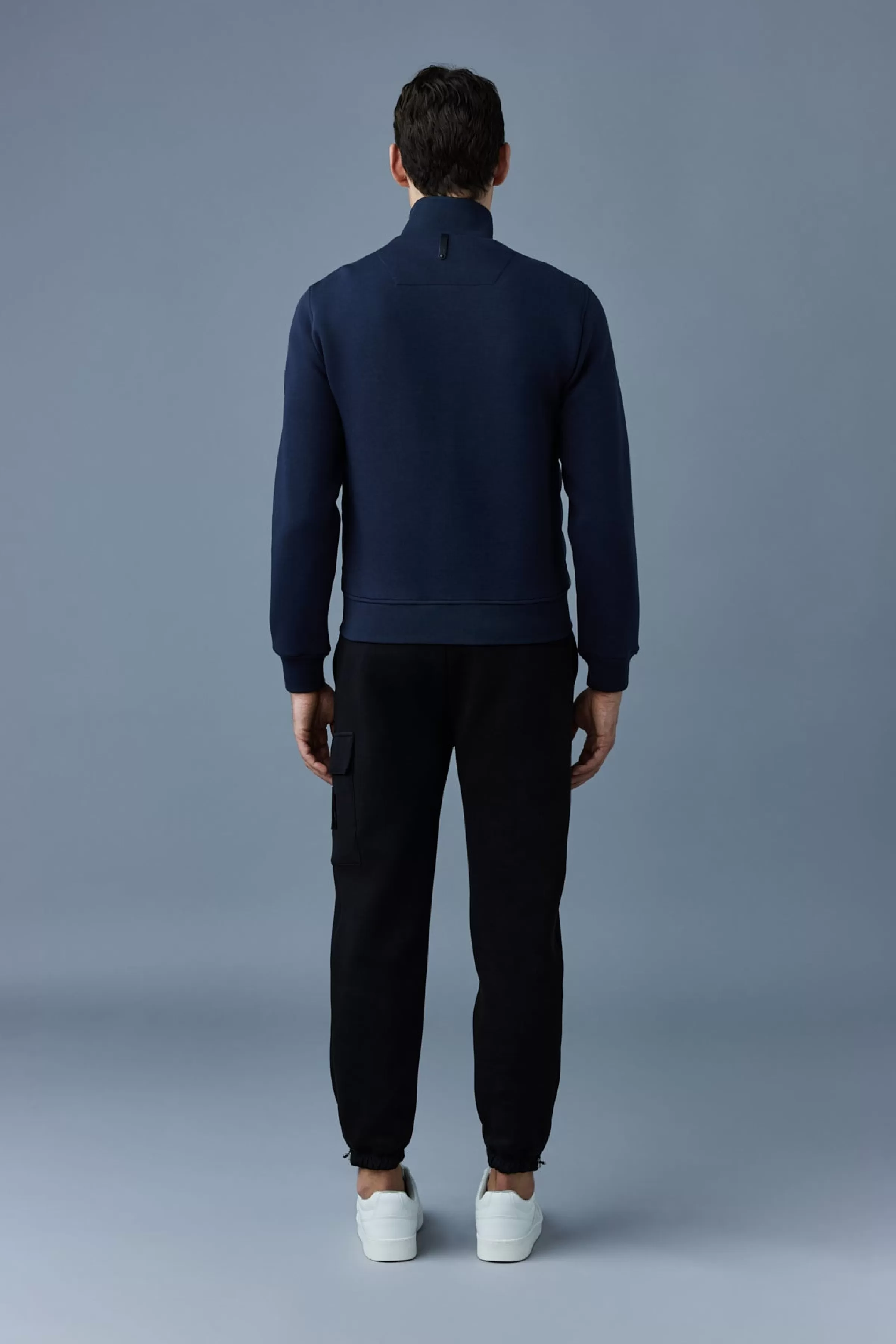 Collin, Mixed Media Bomber Jacket For Men | ® US | Mackage Online