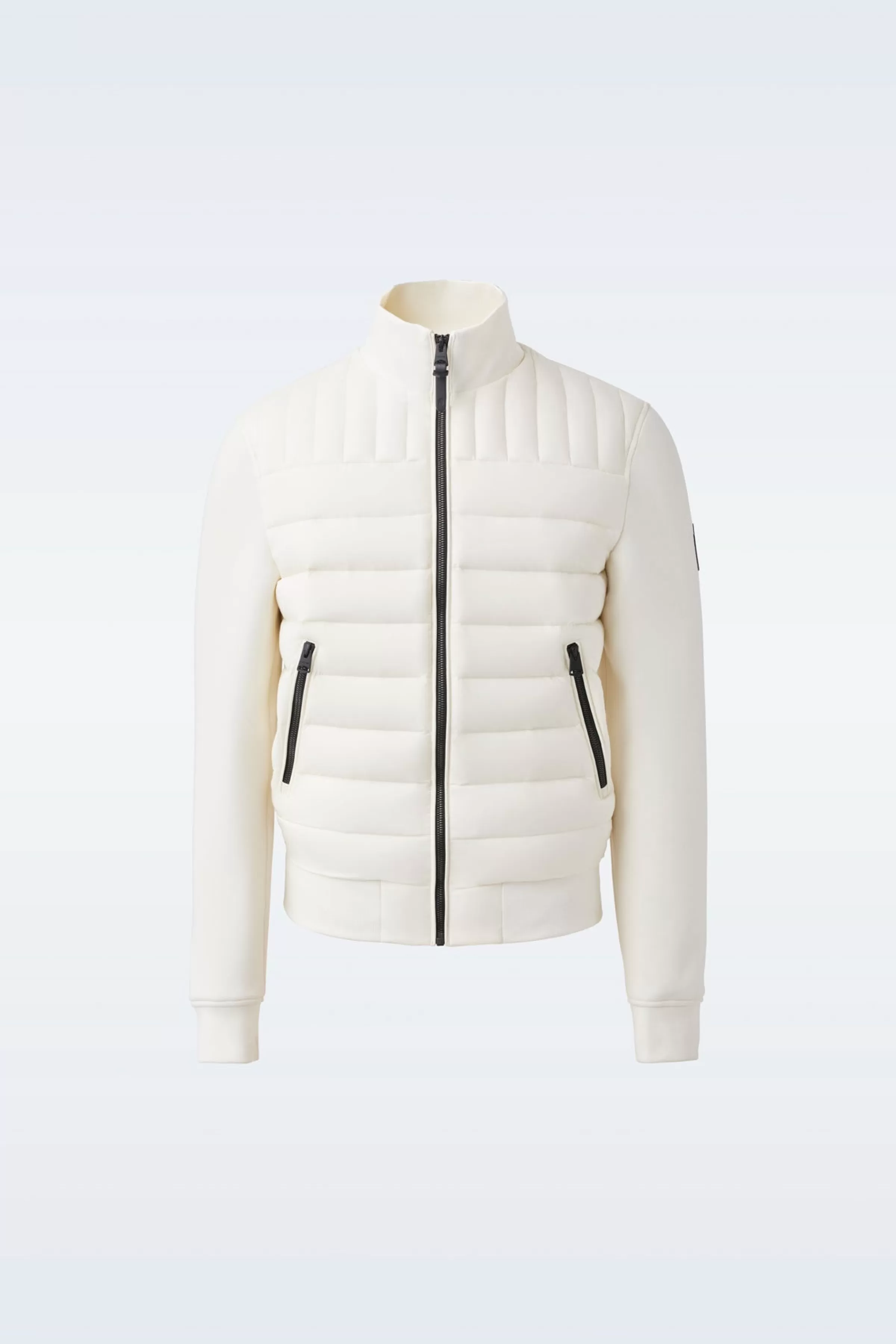 Collin, Mixed Media Bomber Jacket For Men | ® US | Mackage Online