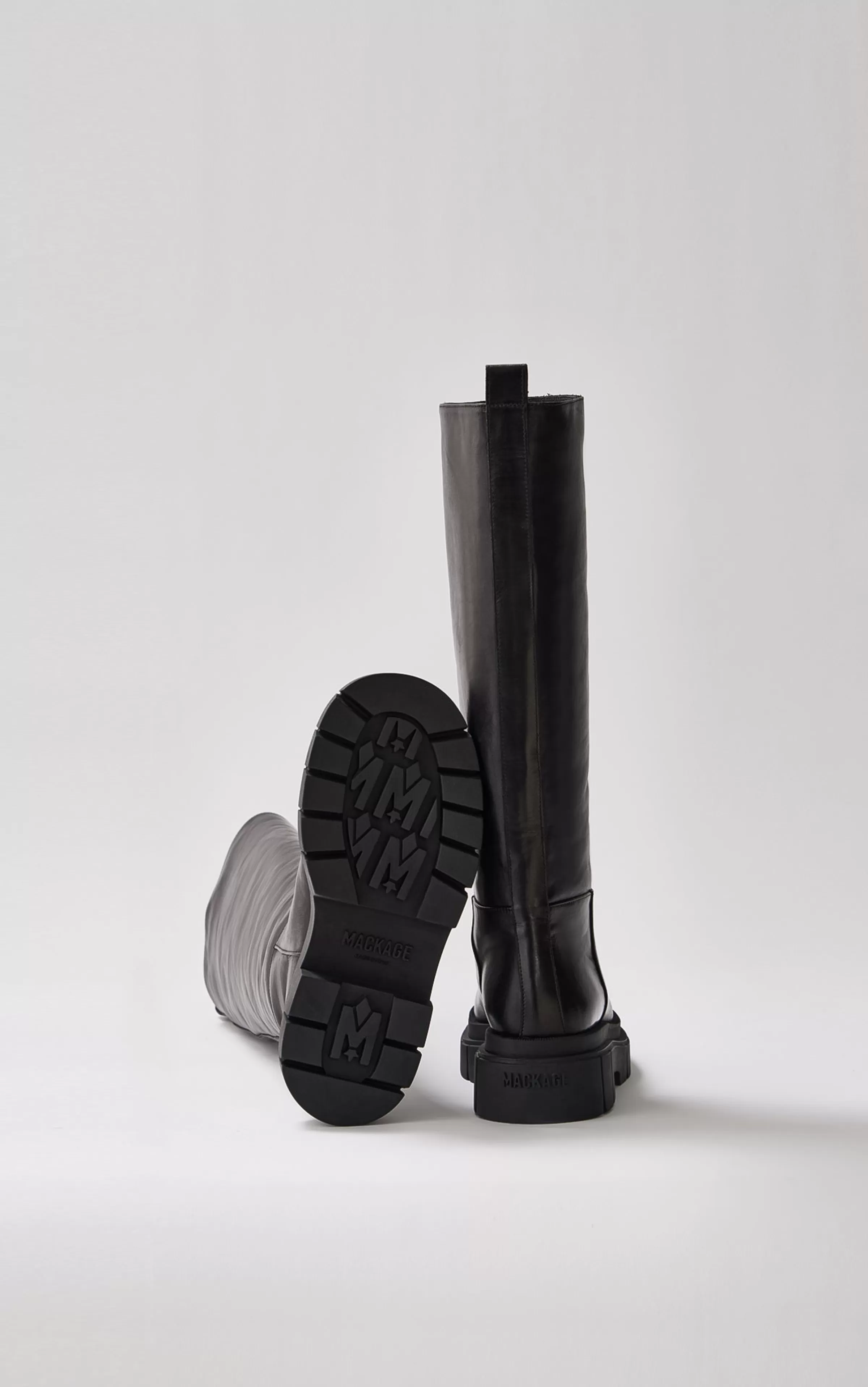 Commander, Shearling-lined Lug Sole (R) Leather Boot For Ladies | ® US | Mackage Fashion