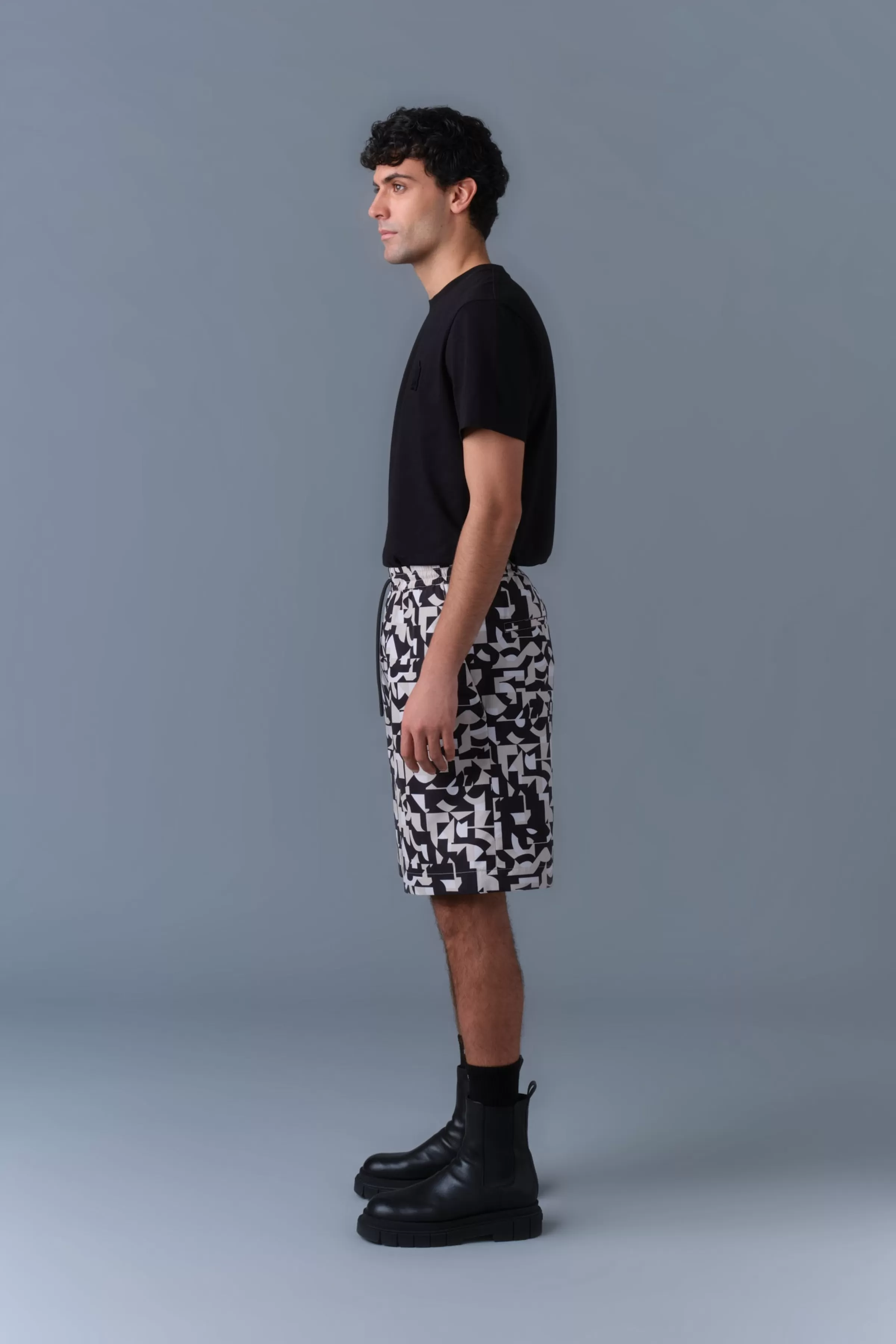 Dante, Abstract Geometric Recycled Shorts | ® US | Mackage Store