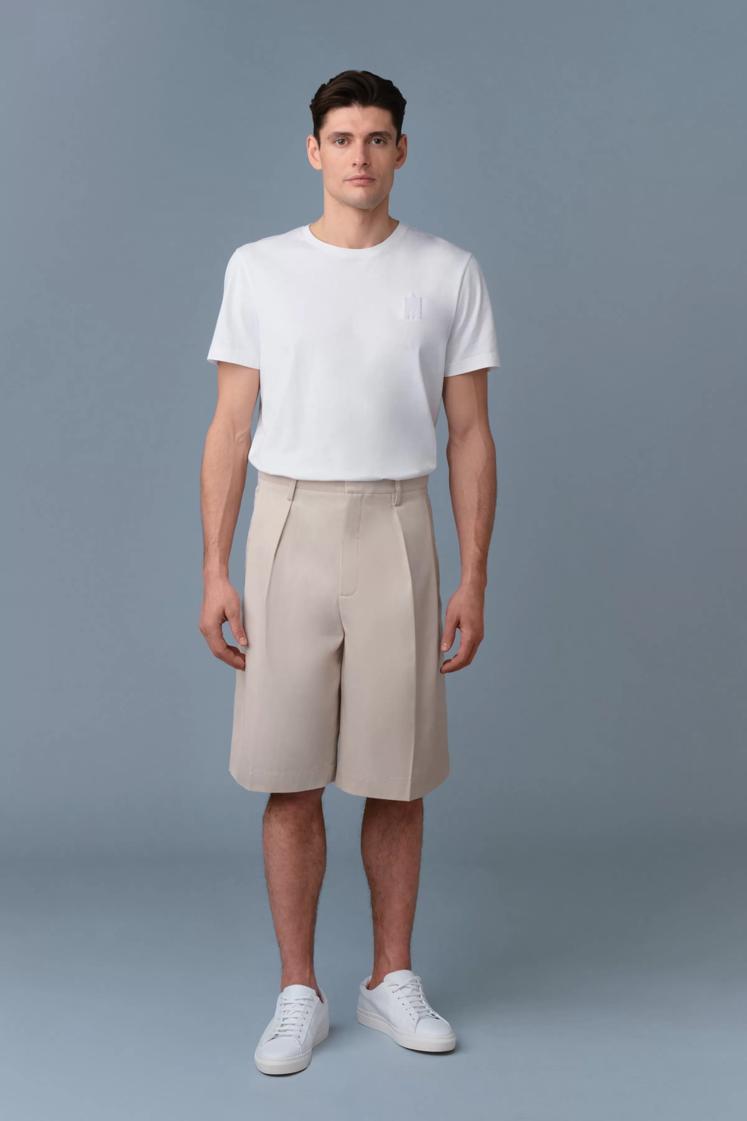 Delmar, Pleated Cotton-blend Twilll Shorts | ® US | Mackage Fashion