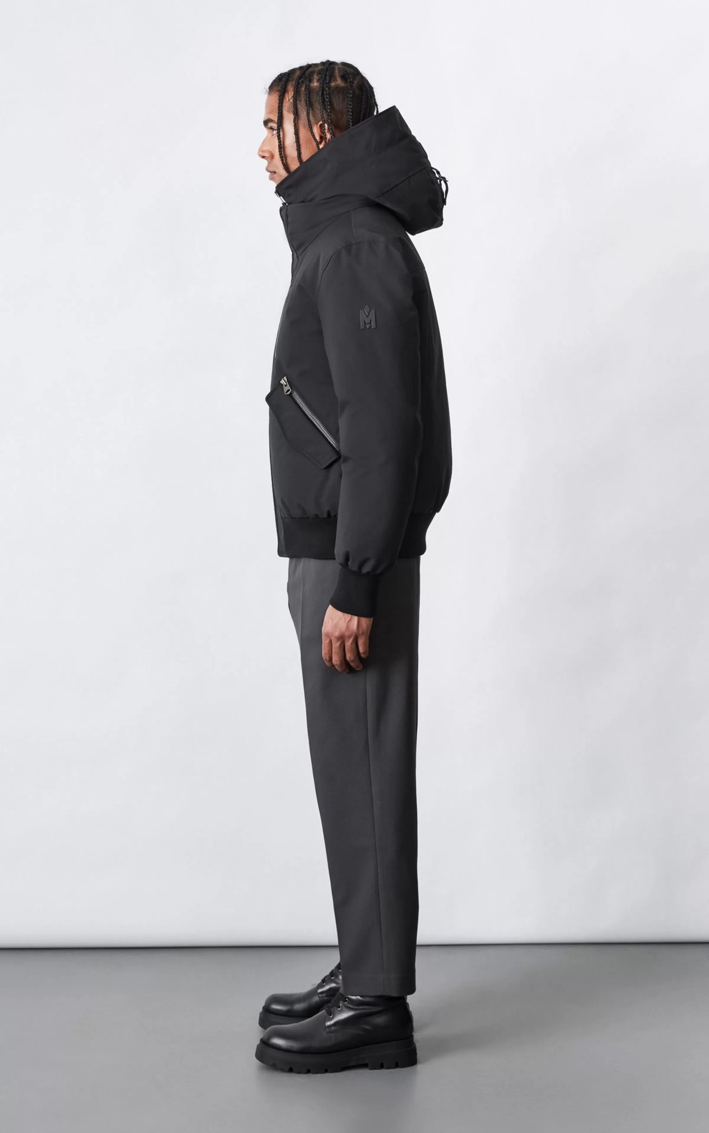 Dixon, 2-in-1 Down Bomber Jacket With Hooded Bib For Men | ® US | Mackage Shop