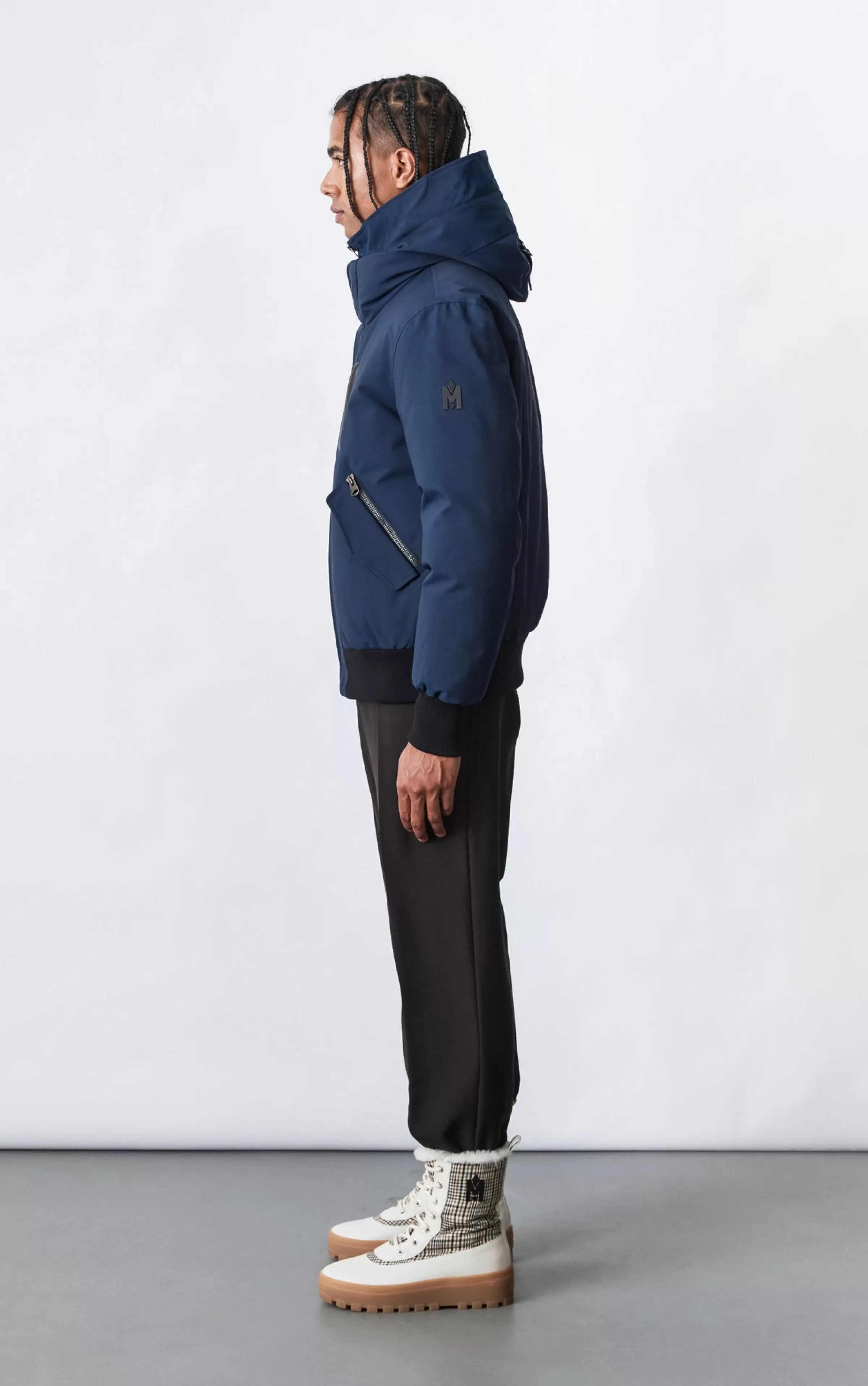 Dixon, 2-in-1 Down Bomber Jacket With Hooded Bib For Men | ® US | Mackage Shop