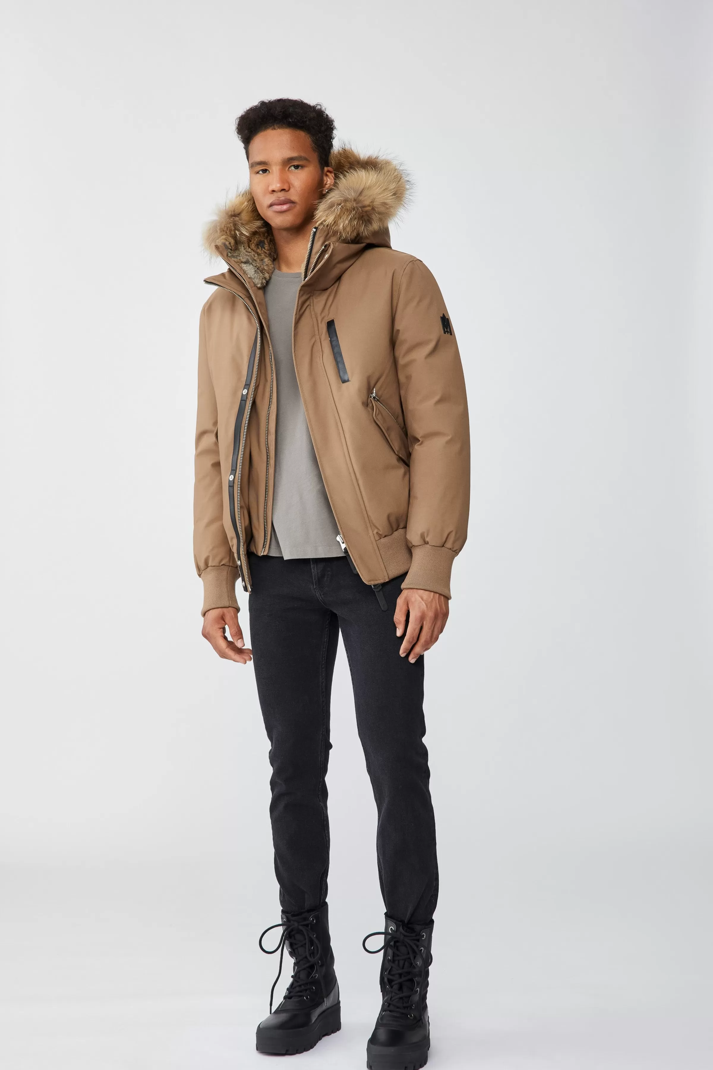 Dixon, 2-in-1 Nordic Tech Down Bomber With Natural Fur For Men | ® US | Mackage Sale