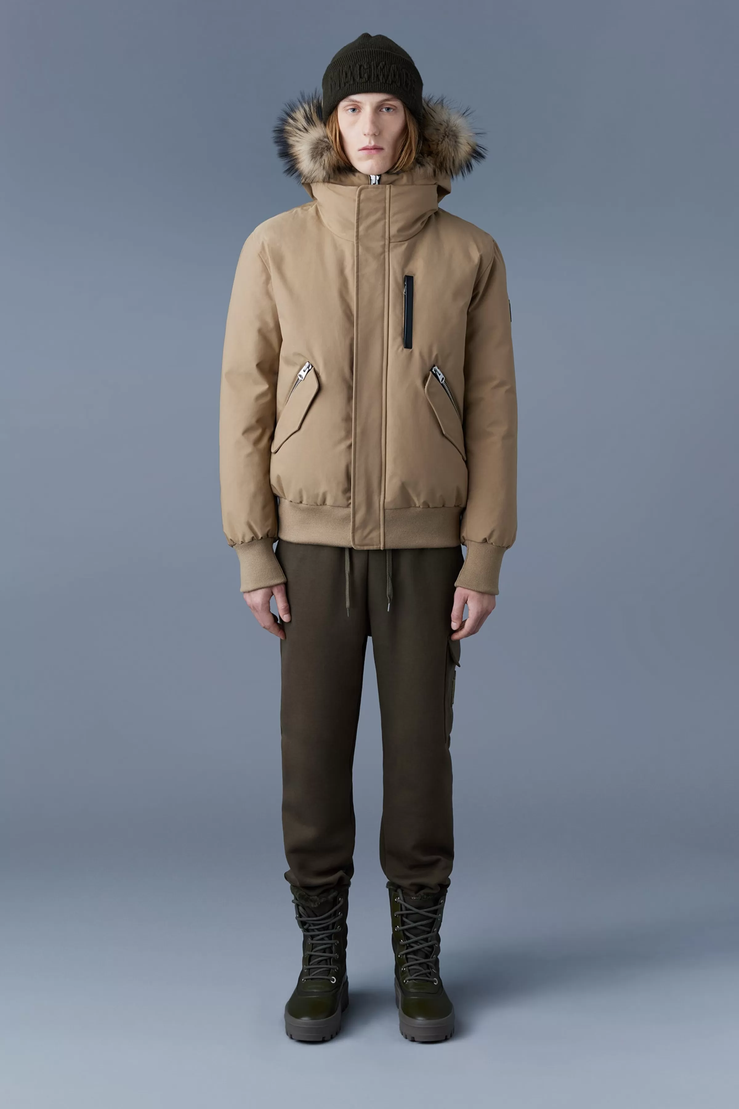 Dixon, 2-in-1 Nordic Tech Down Bomber With Natural Fur For Men | ® US | Mackage Sale