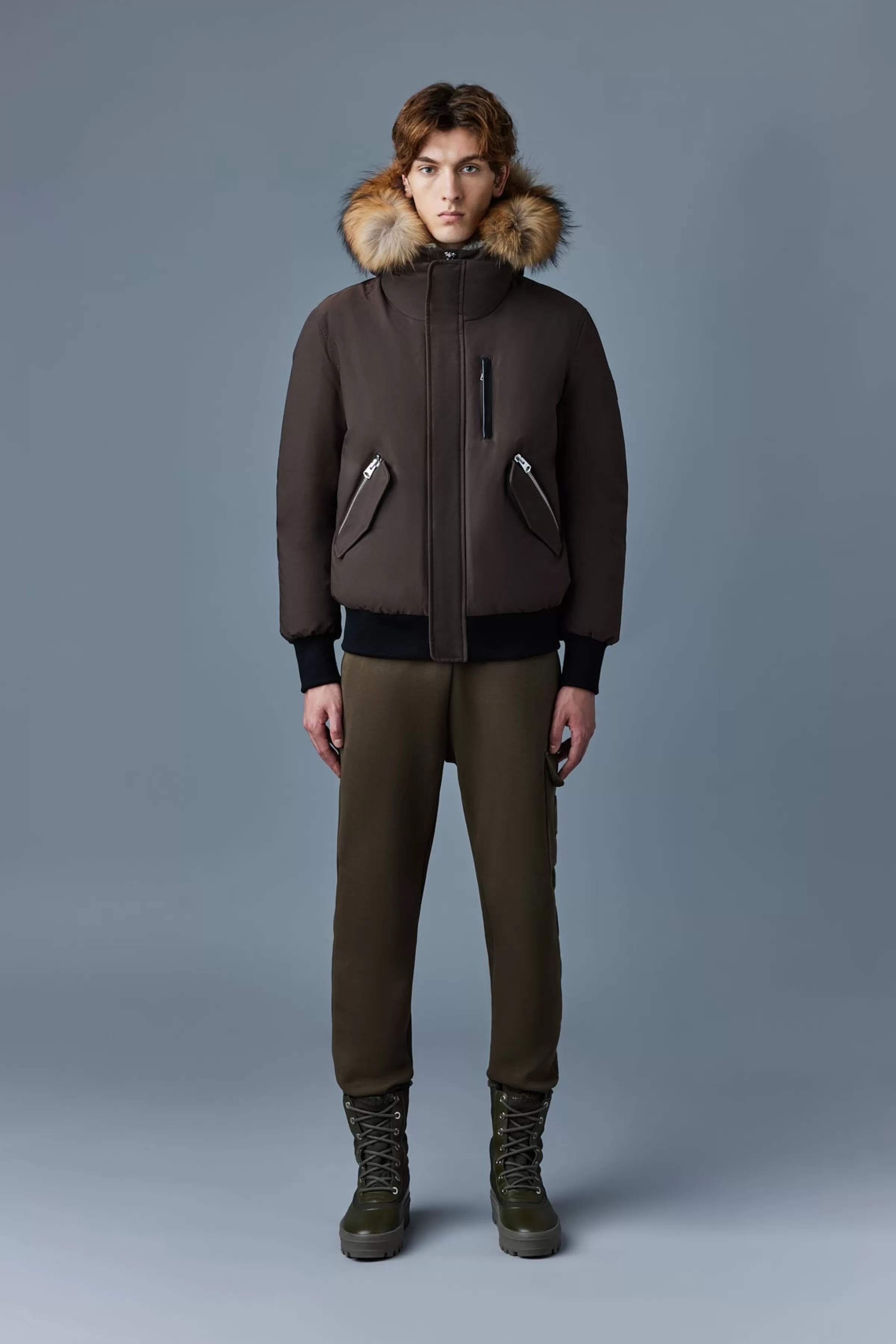 Dixon, 2-in-1 Nordic Tech Down Bomber With Natural Fur For Men | ® US | Mackage Sale