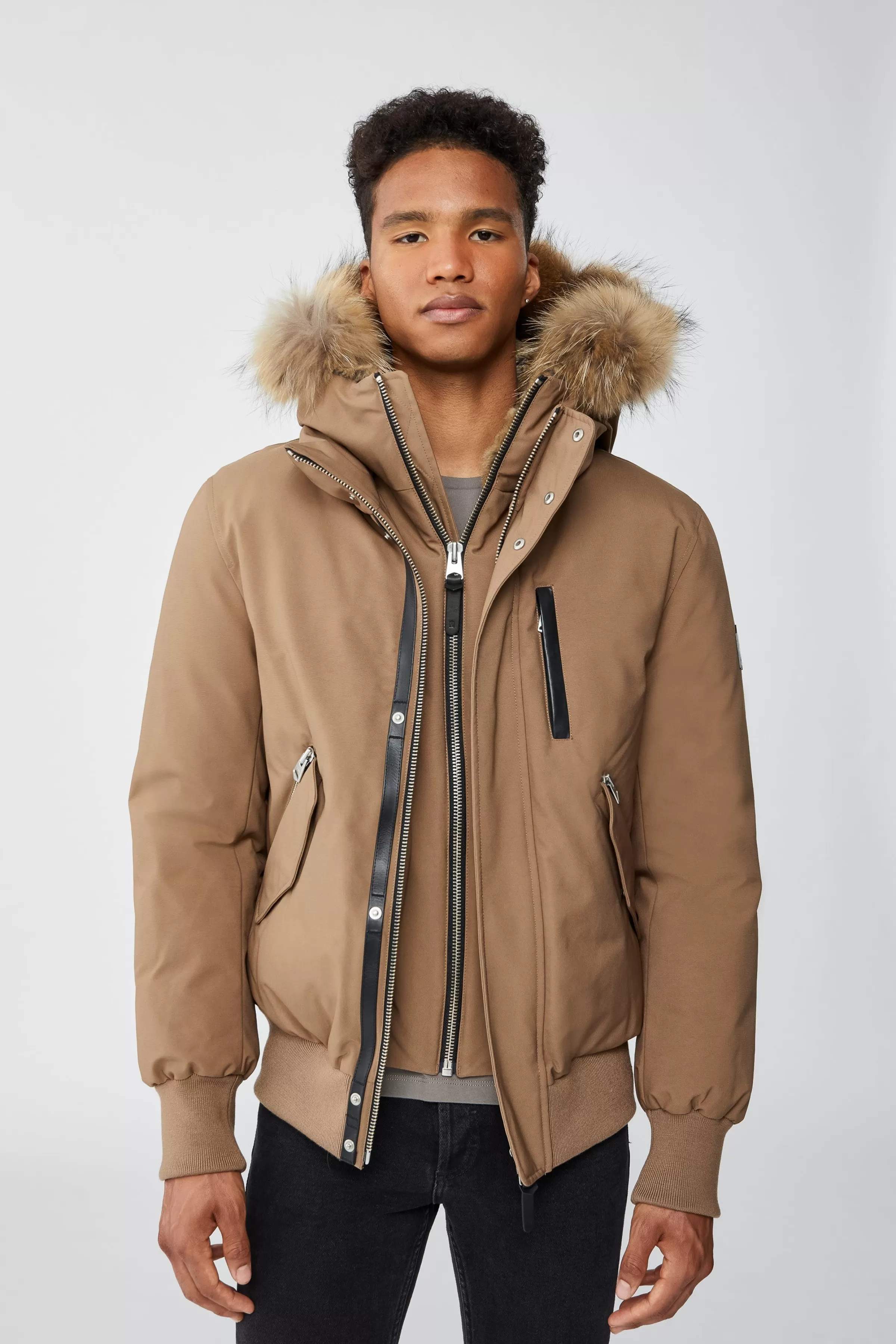 Dixon, 2-in-1 Nordic Tech Down Bomber With Natural Fur For Men | ® US | Mackage Sale