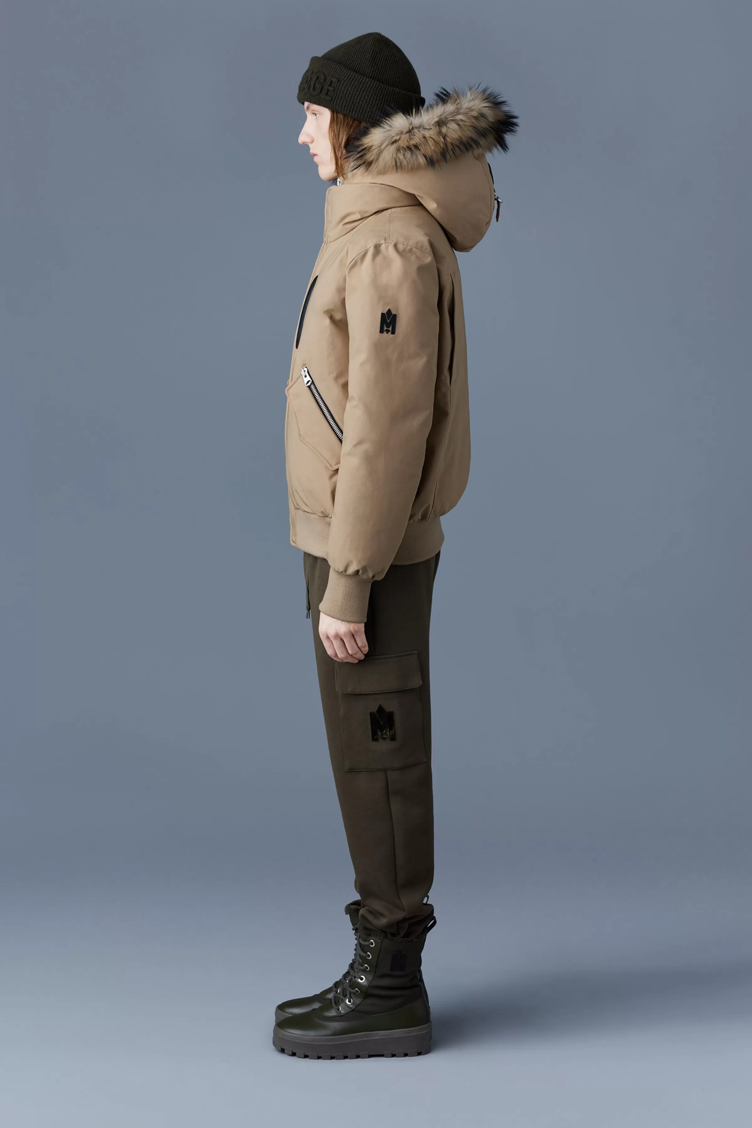 Dixon, 2-in-1 Nordic Tech Down Bomber With Natural Fur For Men | ® US | Mackage Sale