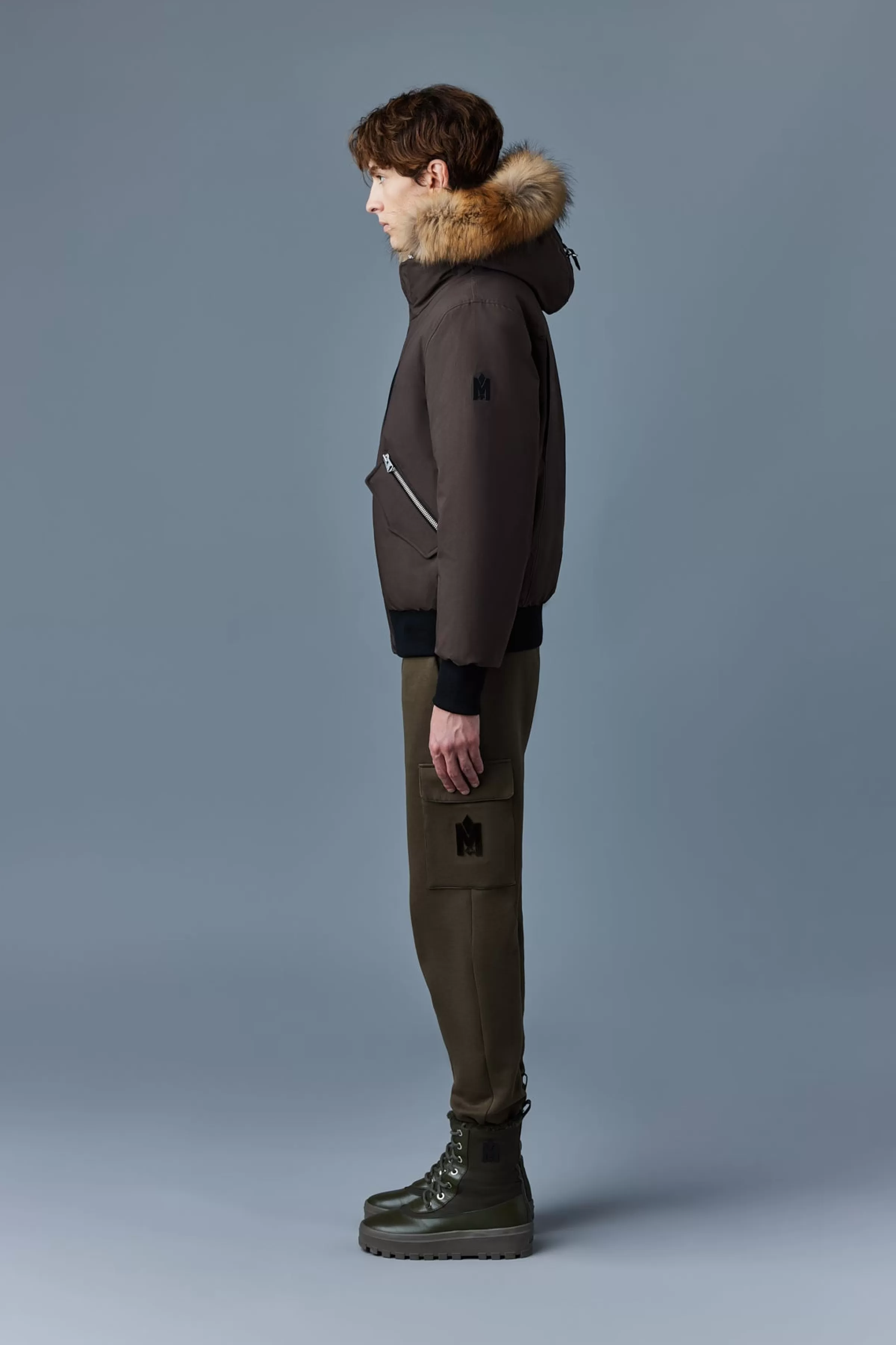 Dixon, 2-in-1 Nordic Tech Down Bomber With Natural Fur For Men | ® US | Mackage Sale