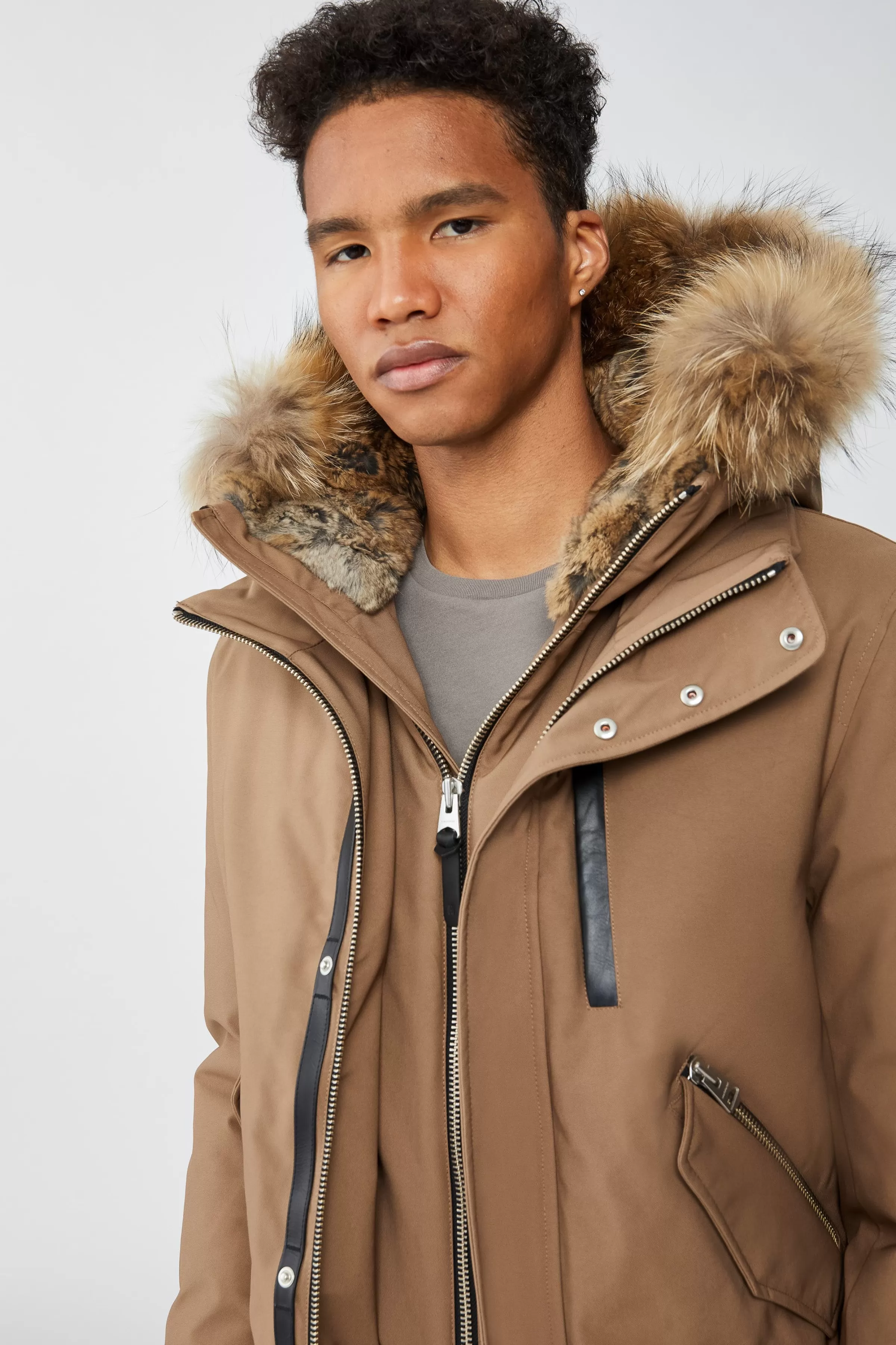 Dixon, 2-in-1 Nordic Tech Down Bomber With Natural Fur For Men | ® US | Mackage Sale