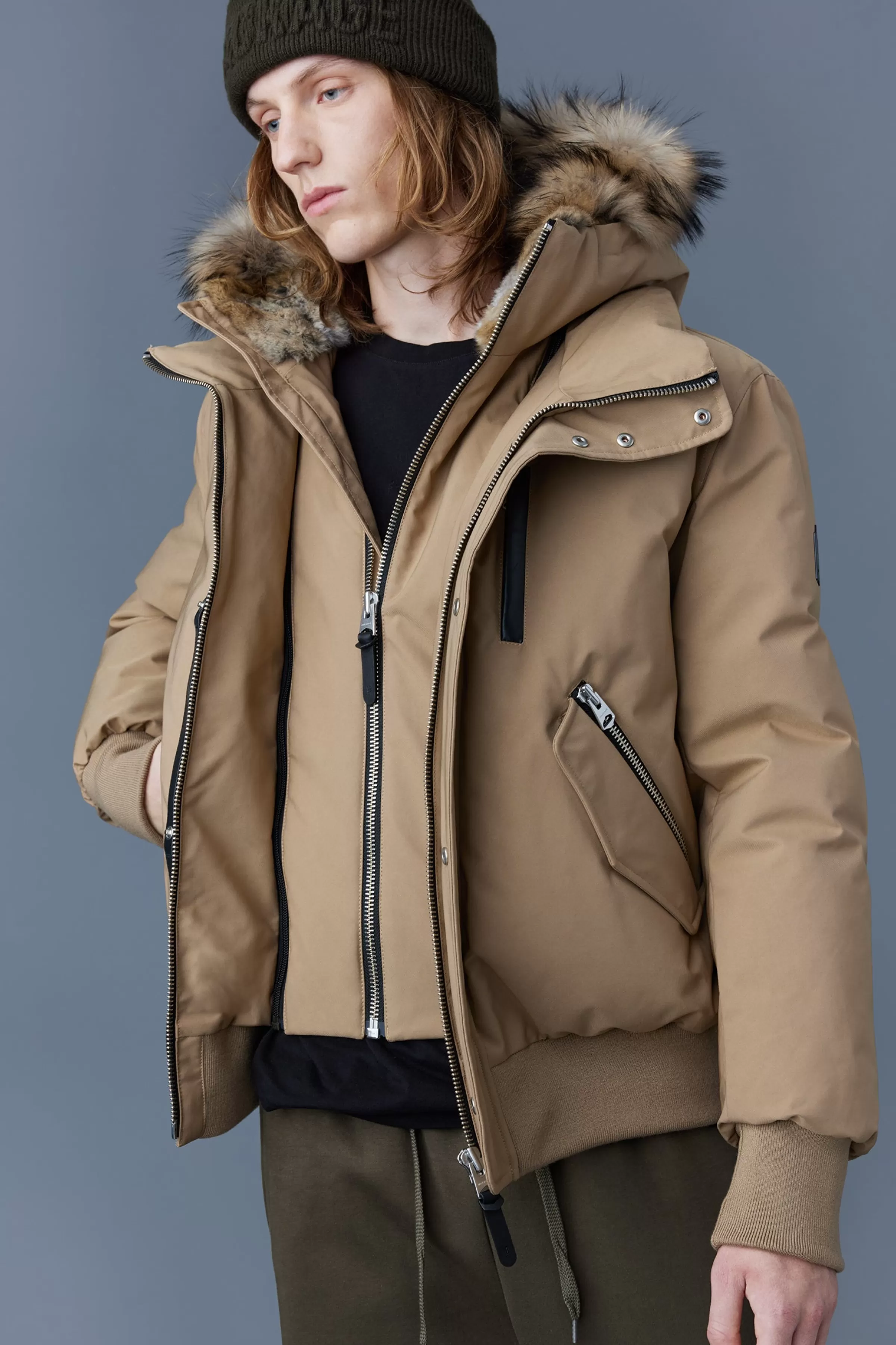 Dixon, 2-in-1 Nordic Tech Down Bomber With Natural Fur For Men | ® US | Mackage Sale