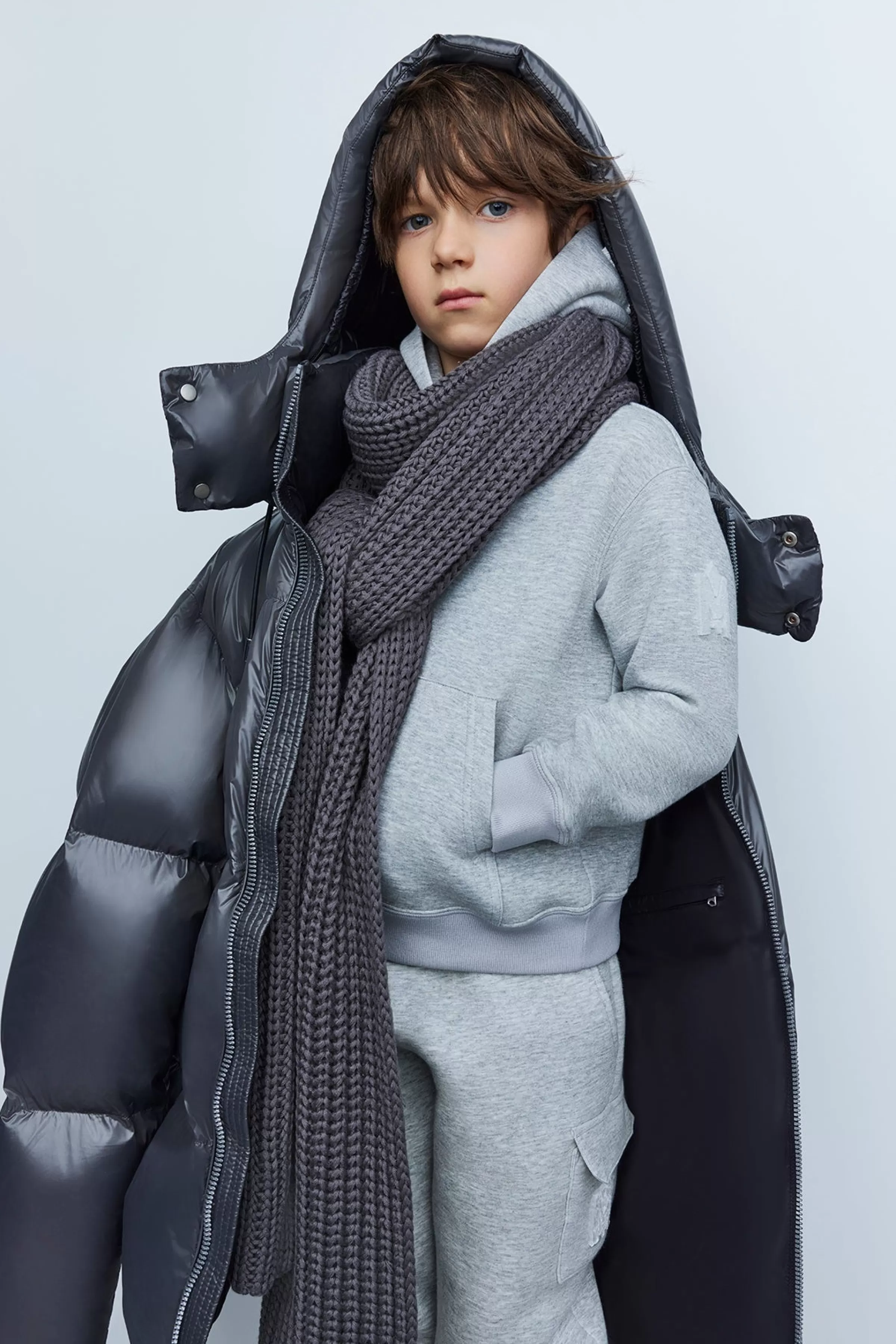 Dru, Double-face Jersey Hoodie For Kids (8-14 Years) | ® US | Mackage Shop
