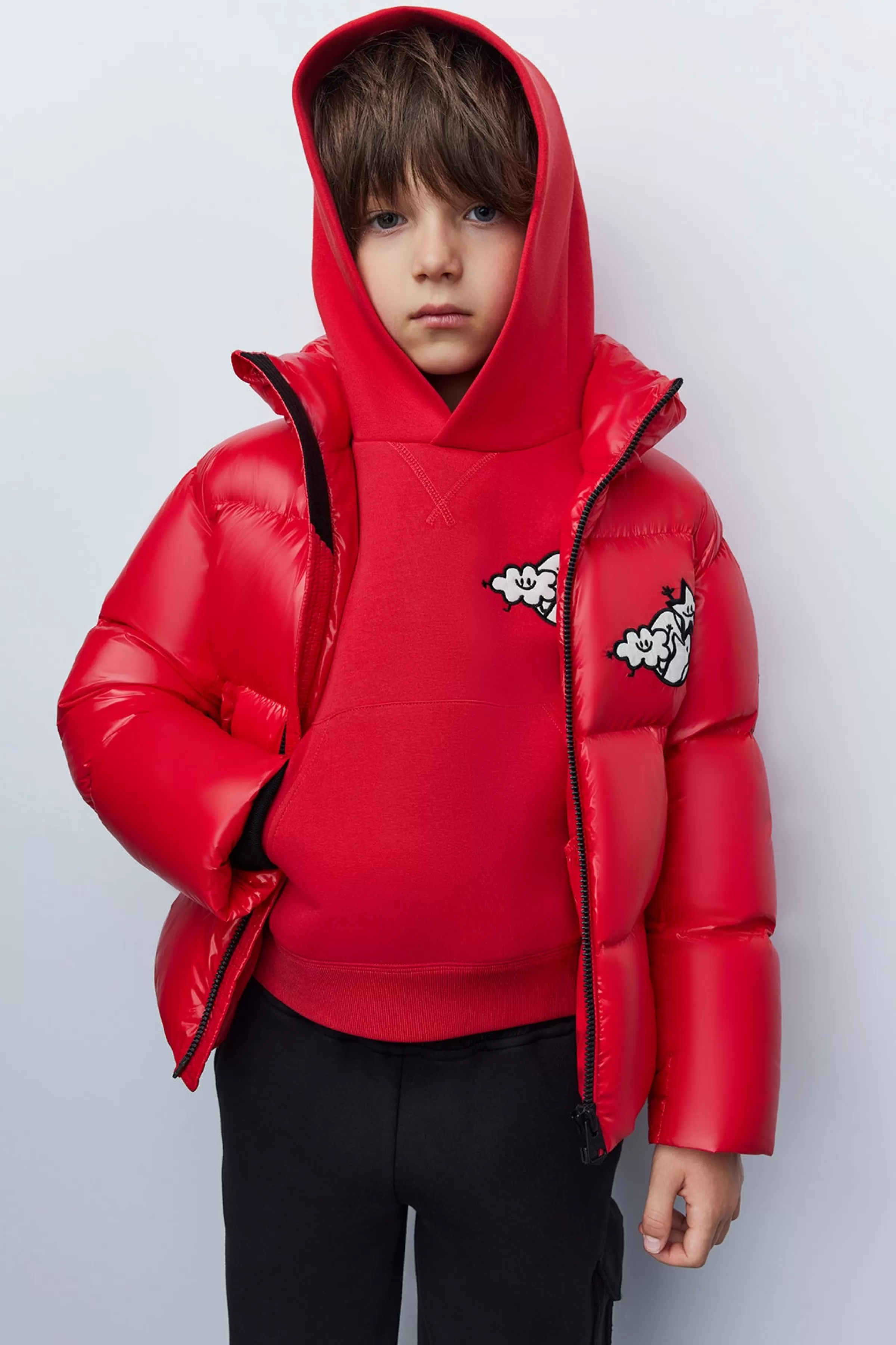 Dru, Double-face Jersey Hoodie For Kids (8-14 Years) | ® US | Mackage Cheap