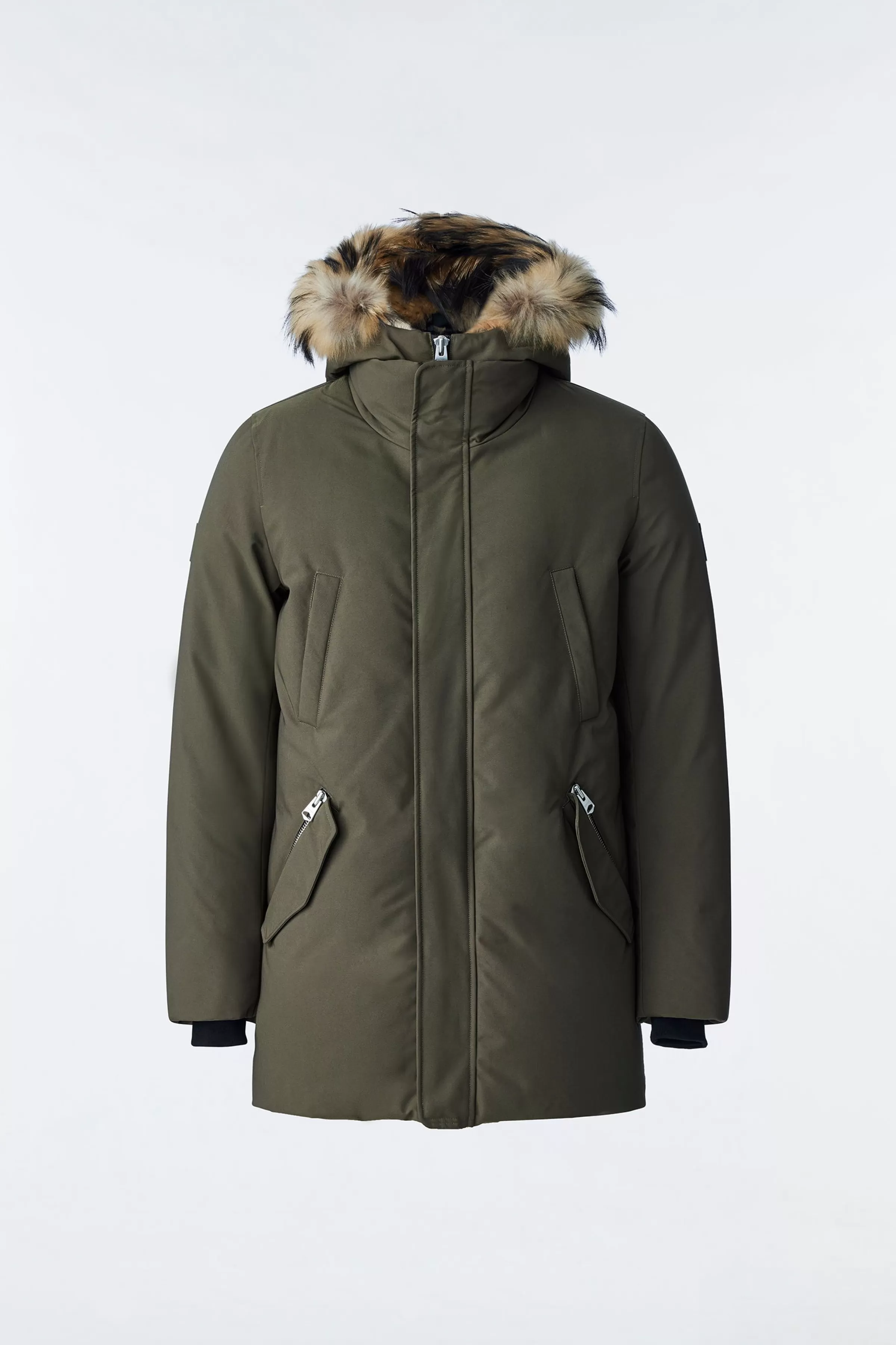 Edward, 2-in-1 Down Parka With Hooded Bib And Natural Fur For Men | ® US | Mackage Fashion