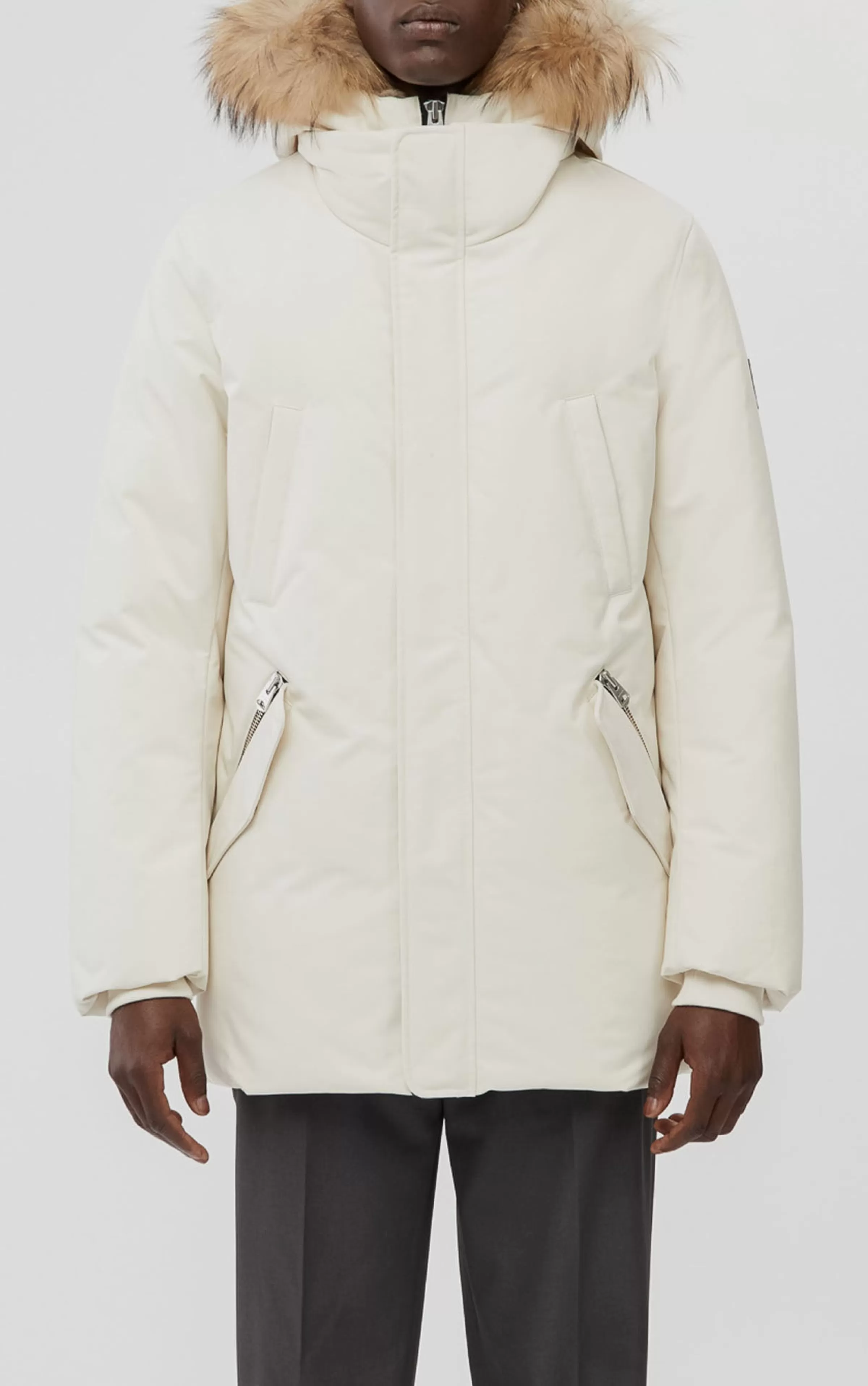 Edward, 2-in-1 Down Parka With Hooded Bib And Natural Fur For Men | ® US | Mackage Fashion