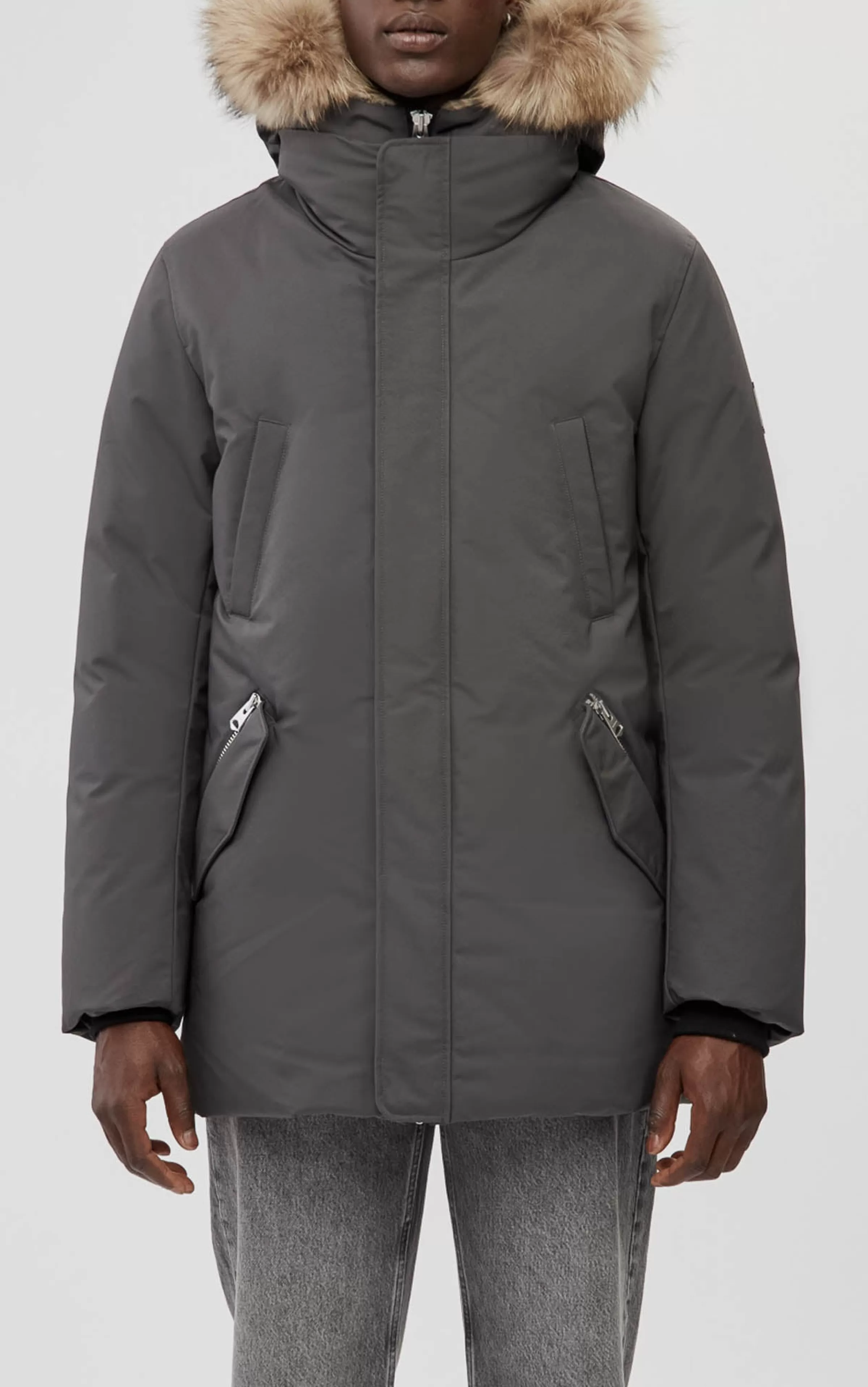 Edward, 2-in-1 Down Parka With Hooded Bib And Natural Fur For Men | ® US | Mackage Fashion