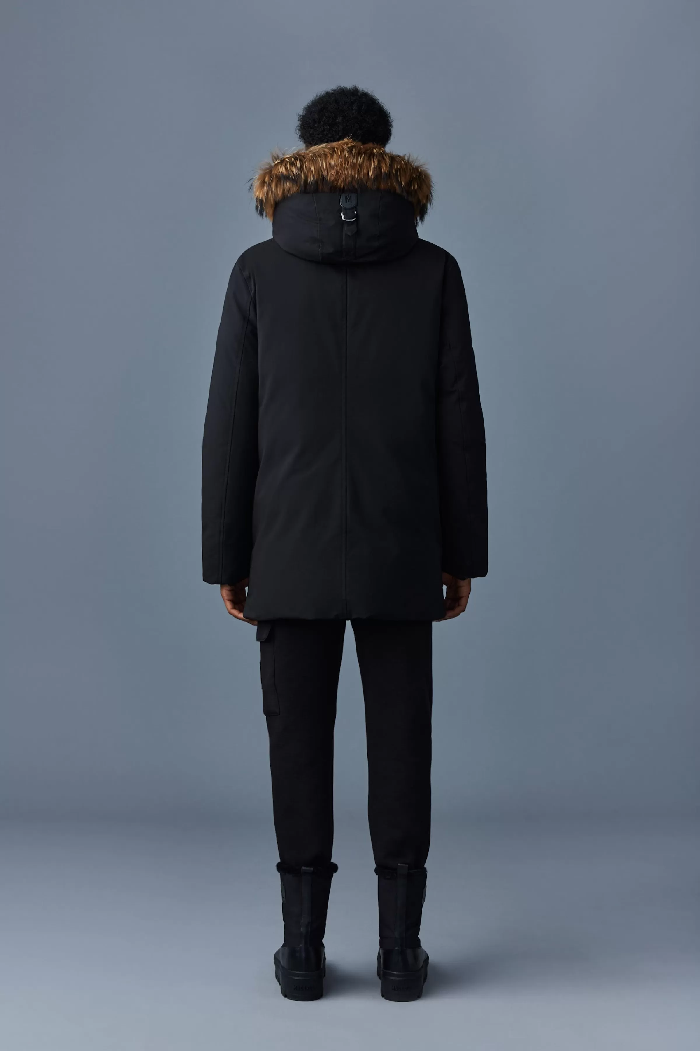 Edward, 2-in-1 Down Parka With Hooded Bib And Natural Fur For Men | ® US | Mackage Fashion