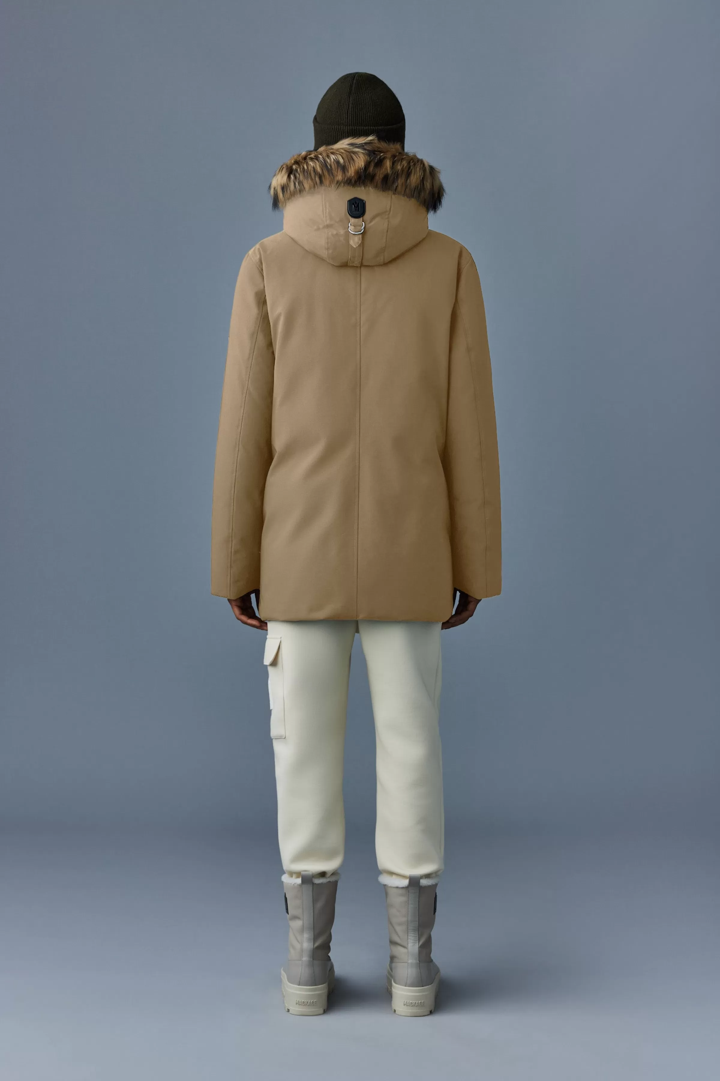 Edward, 2-in-1 Down Parka With Hooded Bib And Natural Fur For Men | ® US | Mackage Fashion