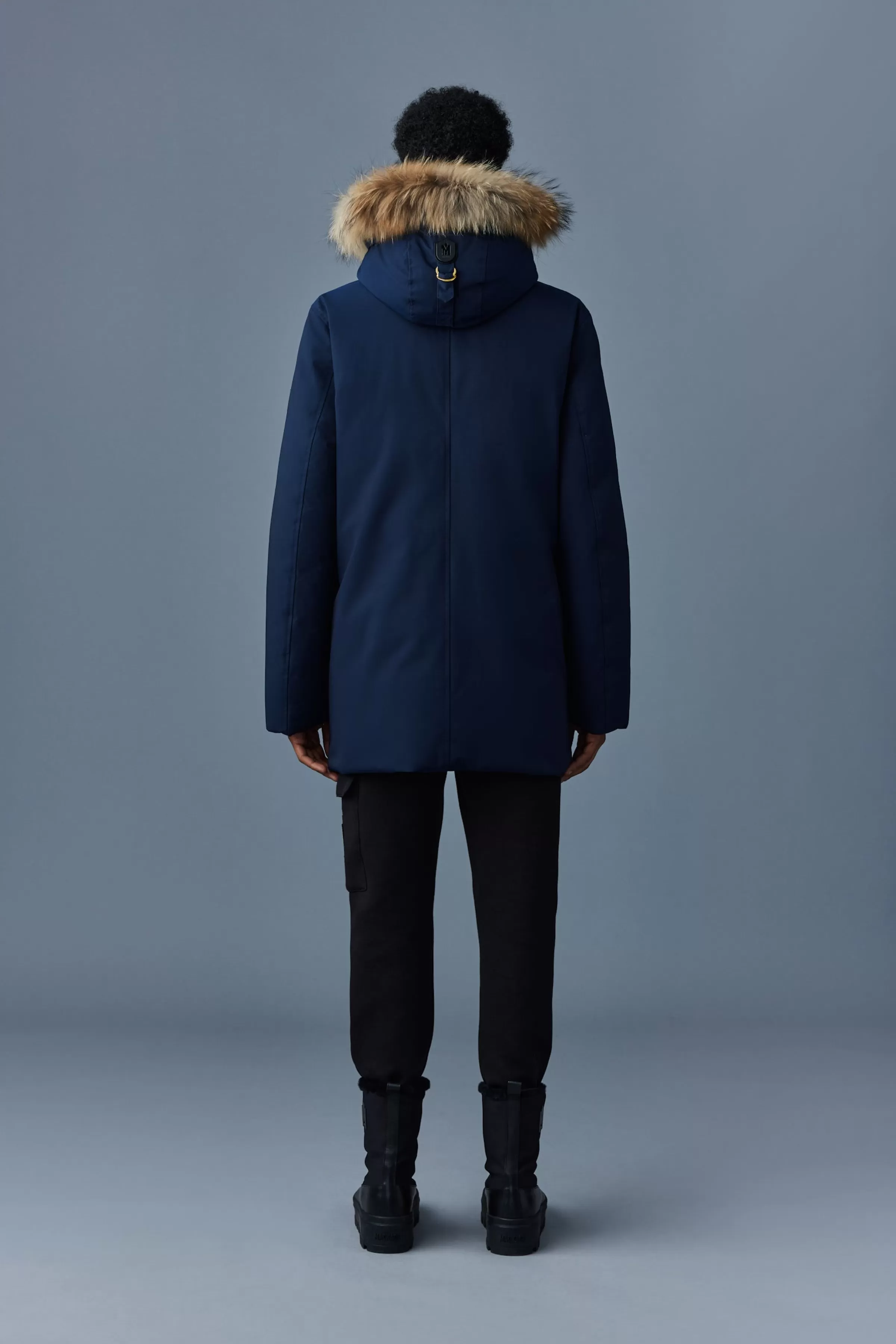 Edward, 2-in-1 Down Parka With Hooded Bib And Natural Fur For Men | ® US | Mackage Discount