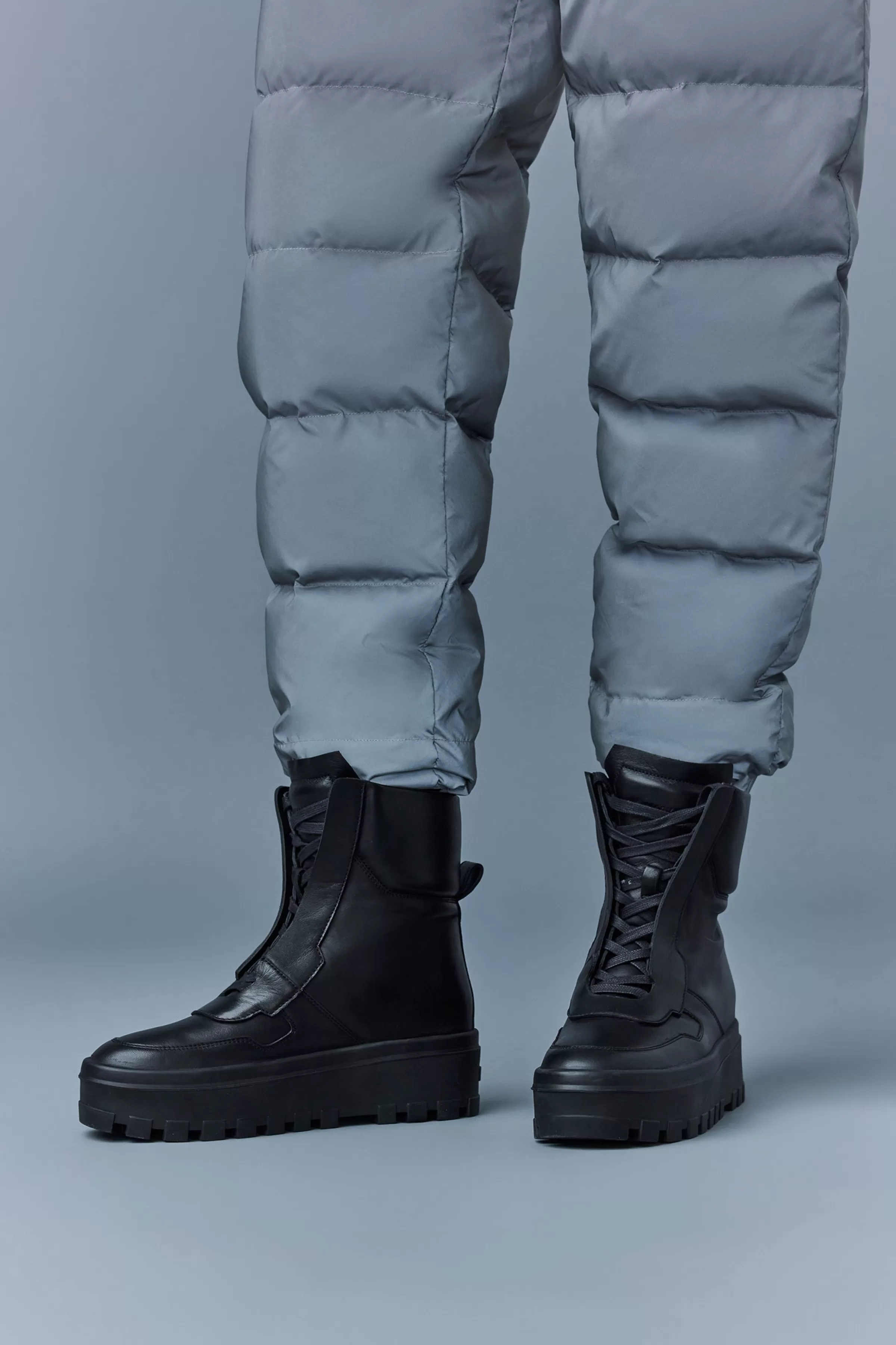 Ekon, Leather Mid-calf Lace-up Boots For Ladies | ® US | Mackage Cheap