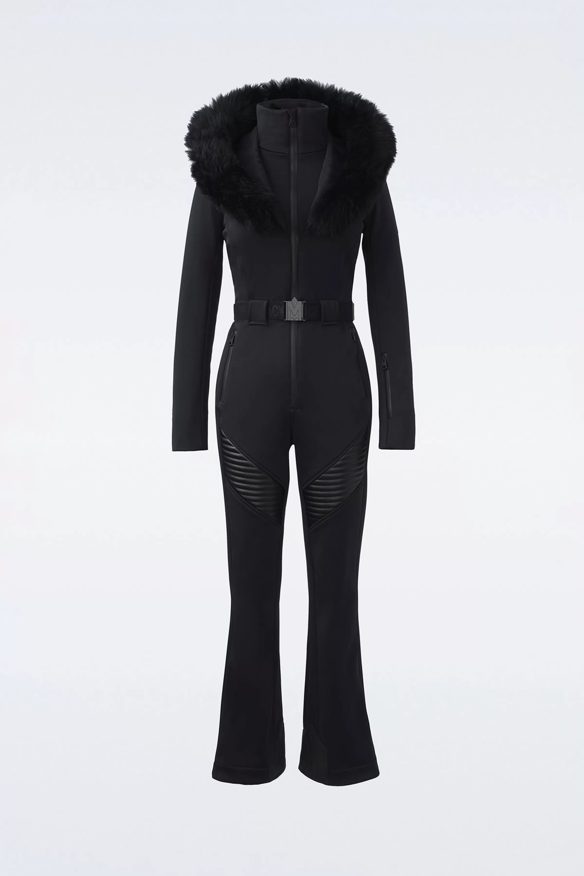 Elle, Techno Fleece Ski Suit With Removable Hood And Fur Trim For Ladies | ® US | Mackage Clearance